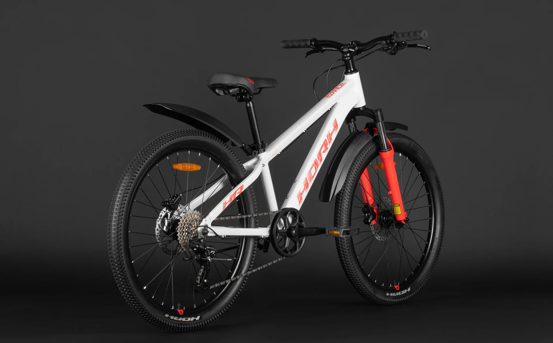 Велосипед HORH TONY HTYHD 4.2 24" (2026) White-Orange - миниатюра 7