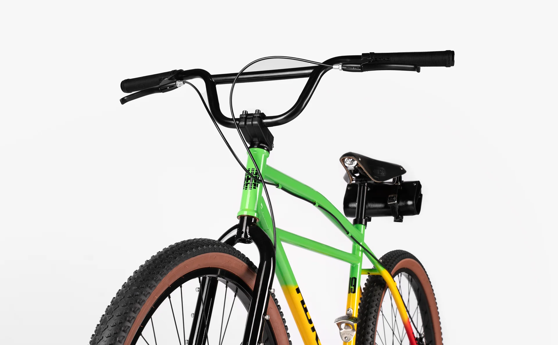 Велосипед HORH DUDE 27,5 (2026) Red-Green-Yellow - миниатюра 8