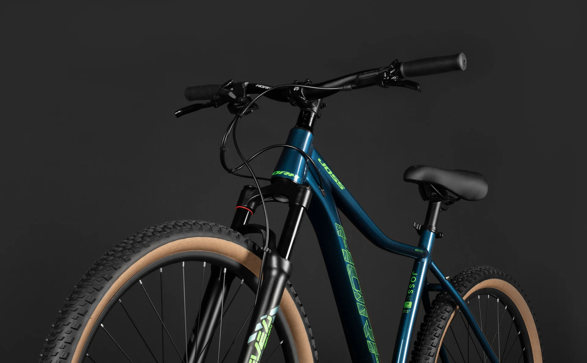 Велосипед HORH JOSS JHD 7.0 27,5" (2025) Black-Green - миниатюра 10