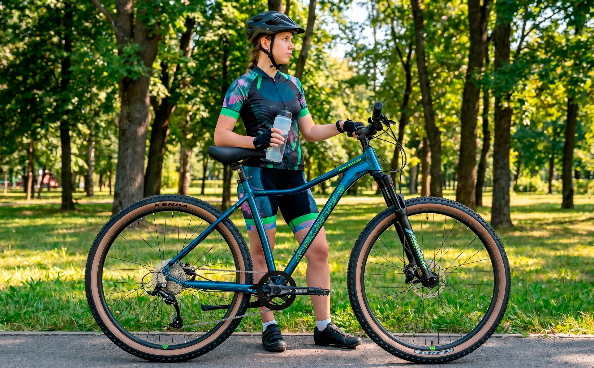 Велосипед HORH JOSS JHD 7.0 27,5" (2025) Black-Green - миниатюра 4