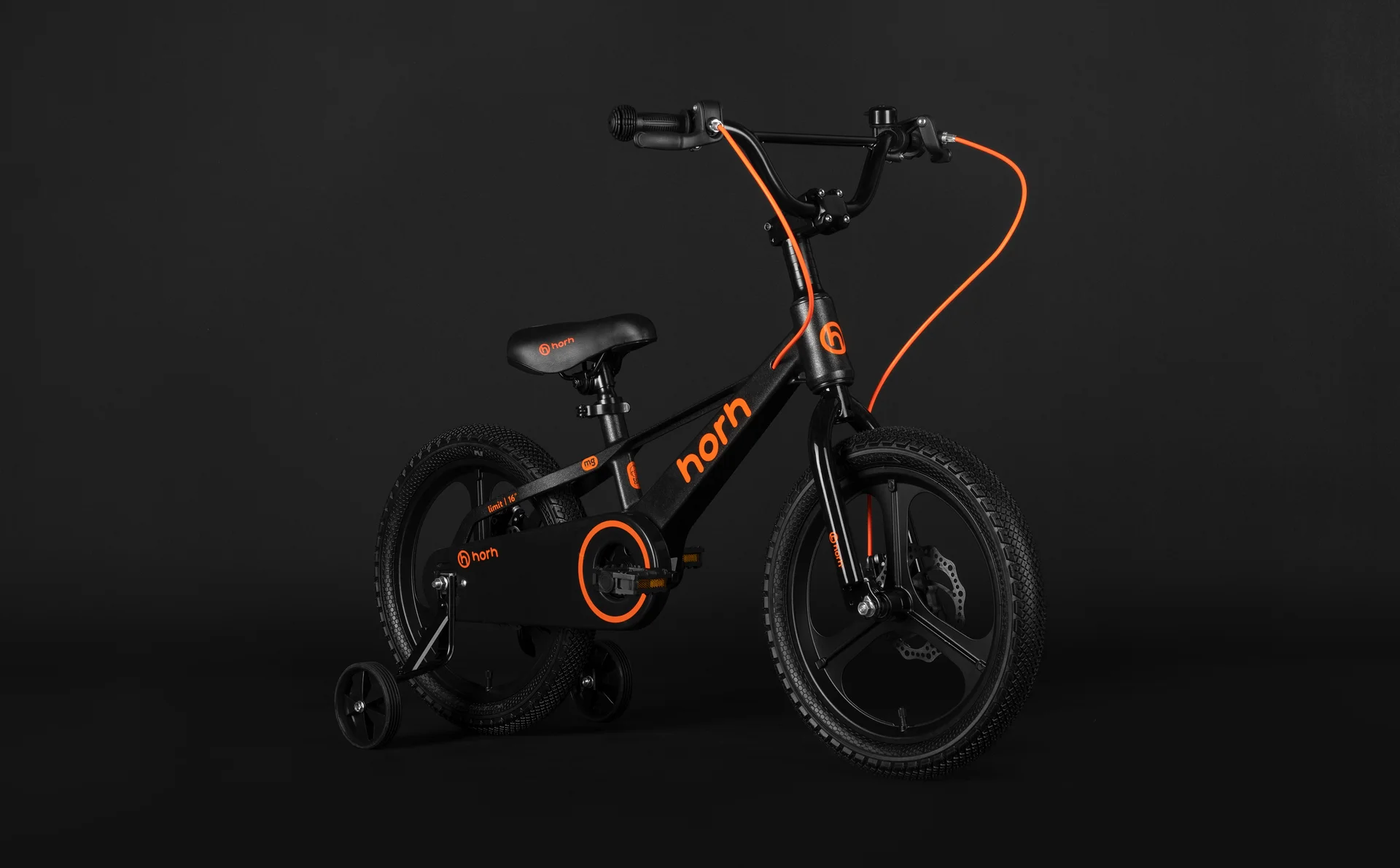 Велосипед HORH LIMIT 16 (2026) Black-Orange - миниатюра 6