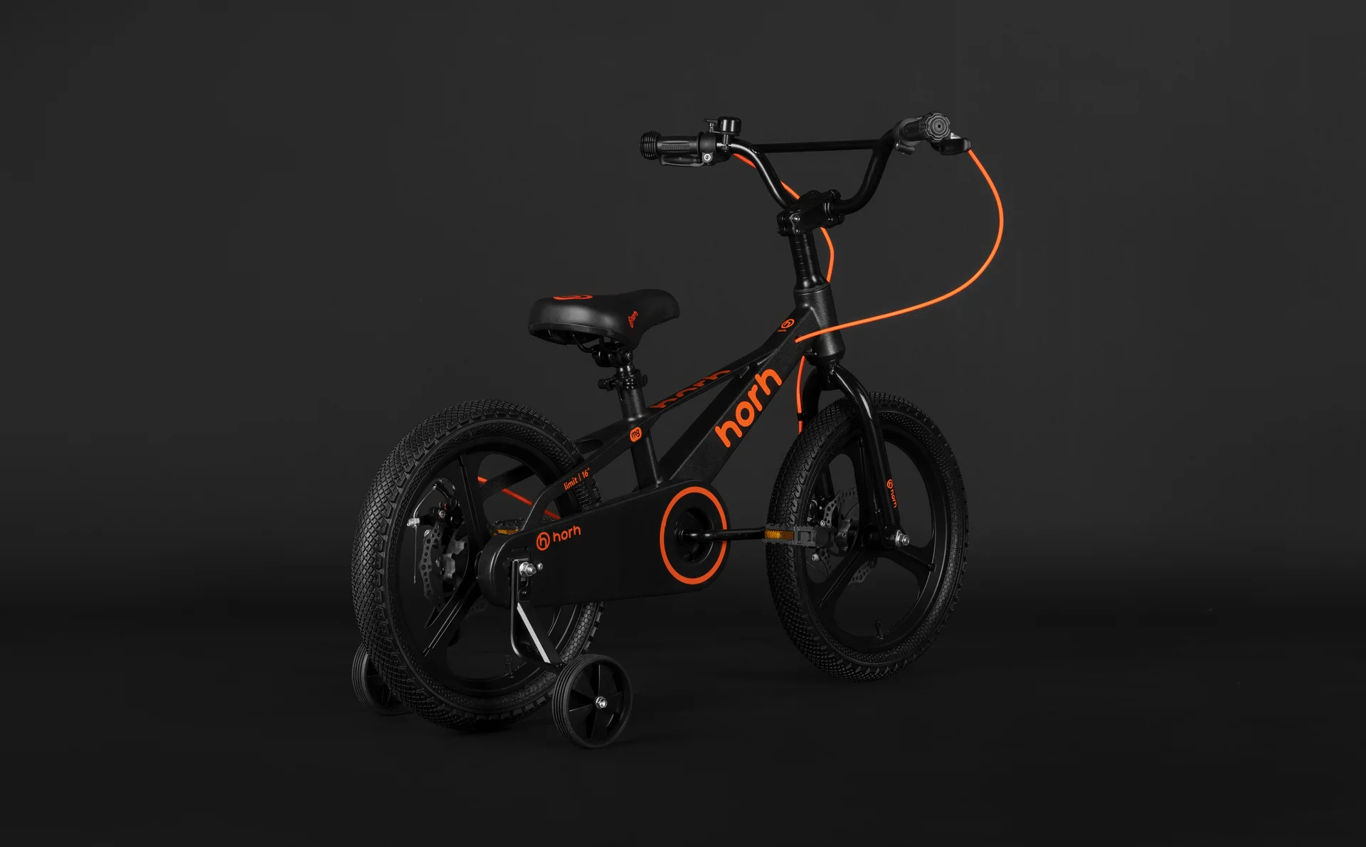 Велосипед HORH LIMIT 16 (2026) Black-Orange - миниатюра 7