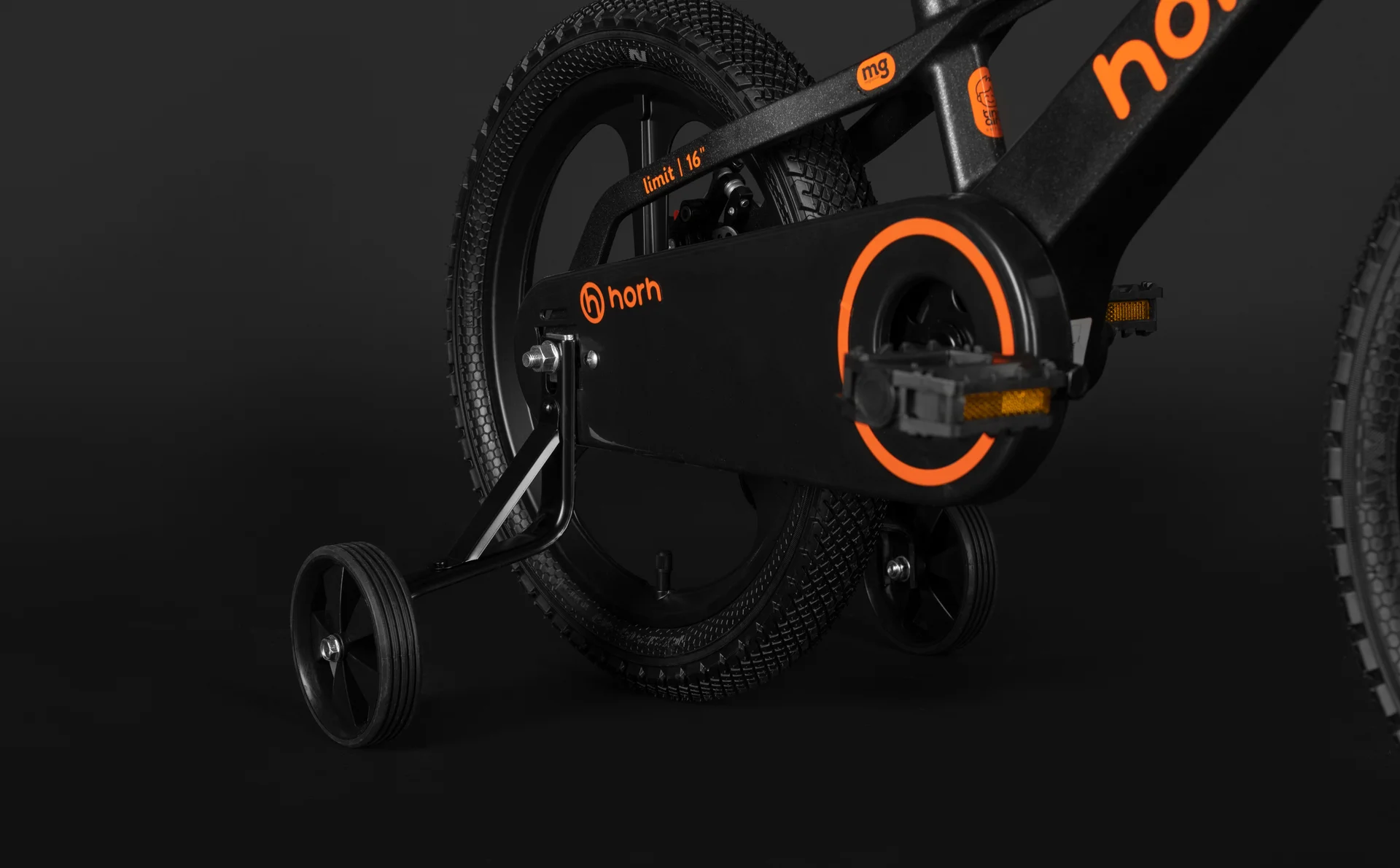 Велосипед HORH LIMIT 16 (2026) Black-Orange - миниатюра 8