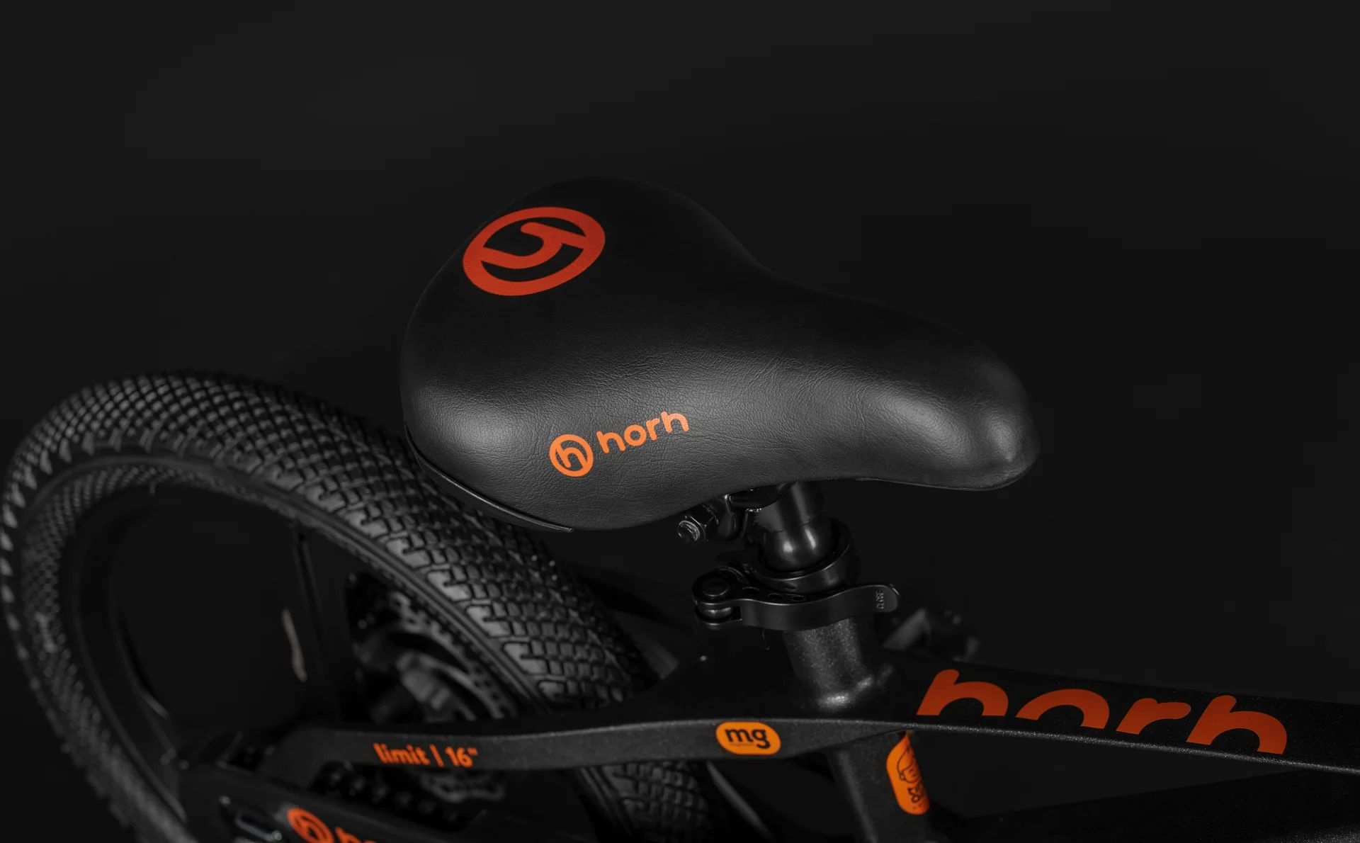 Велосипед HORH LIMIT 16 (2026) Black-Orange - миниатюра 9