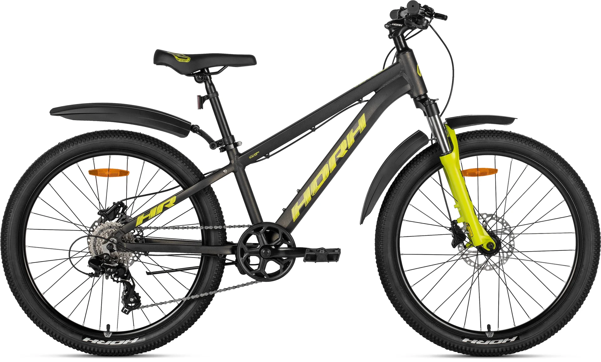 Велосипед HORH TONY HTYHD 4.2 24" (2026) Grey-Yellow - изображение 1