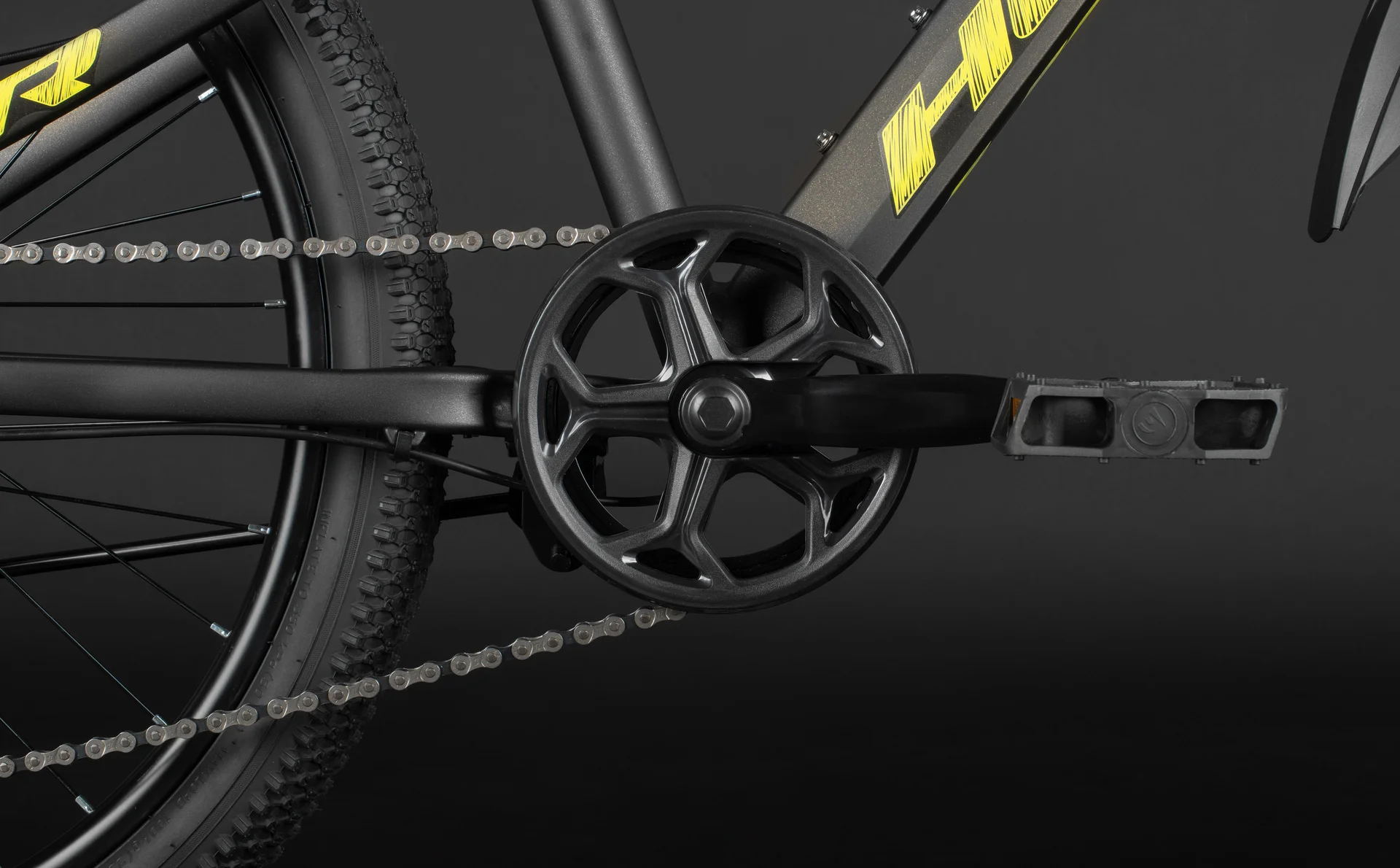 Велосипед HORH TONY HTYHD 4.2 24" (2026) Grey-Yellow - миниатюра 13