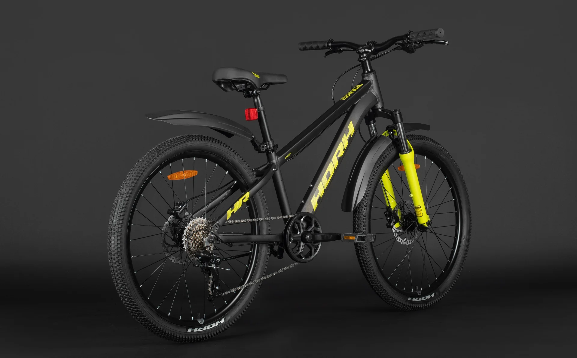 Велосипед HORH TONY HTYHD 4.2 24" (2026) Grey-Yellow - миниатюра 7