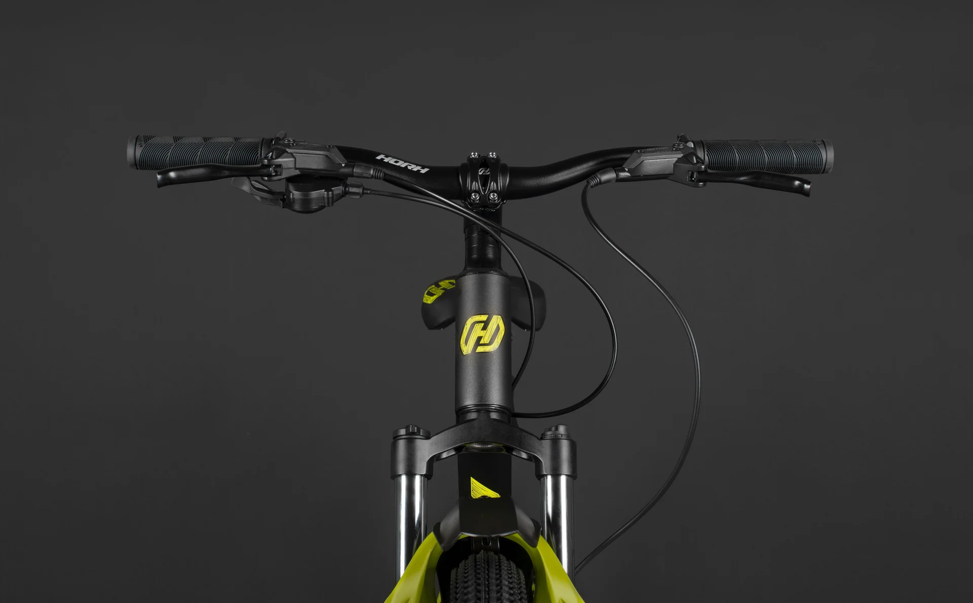 Велосипед HORH TONY HTYHD 4.2 24" (2026) Grey-Yellow - миниатюра 8