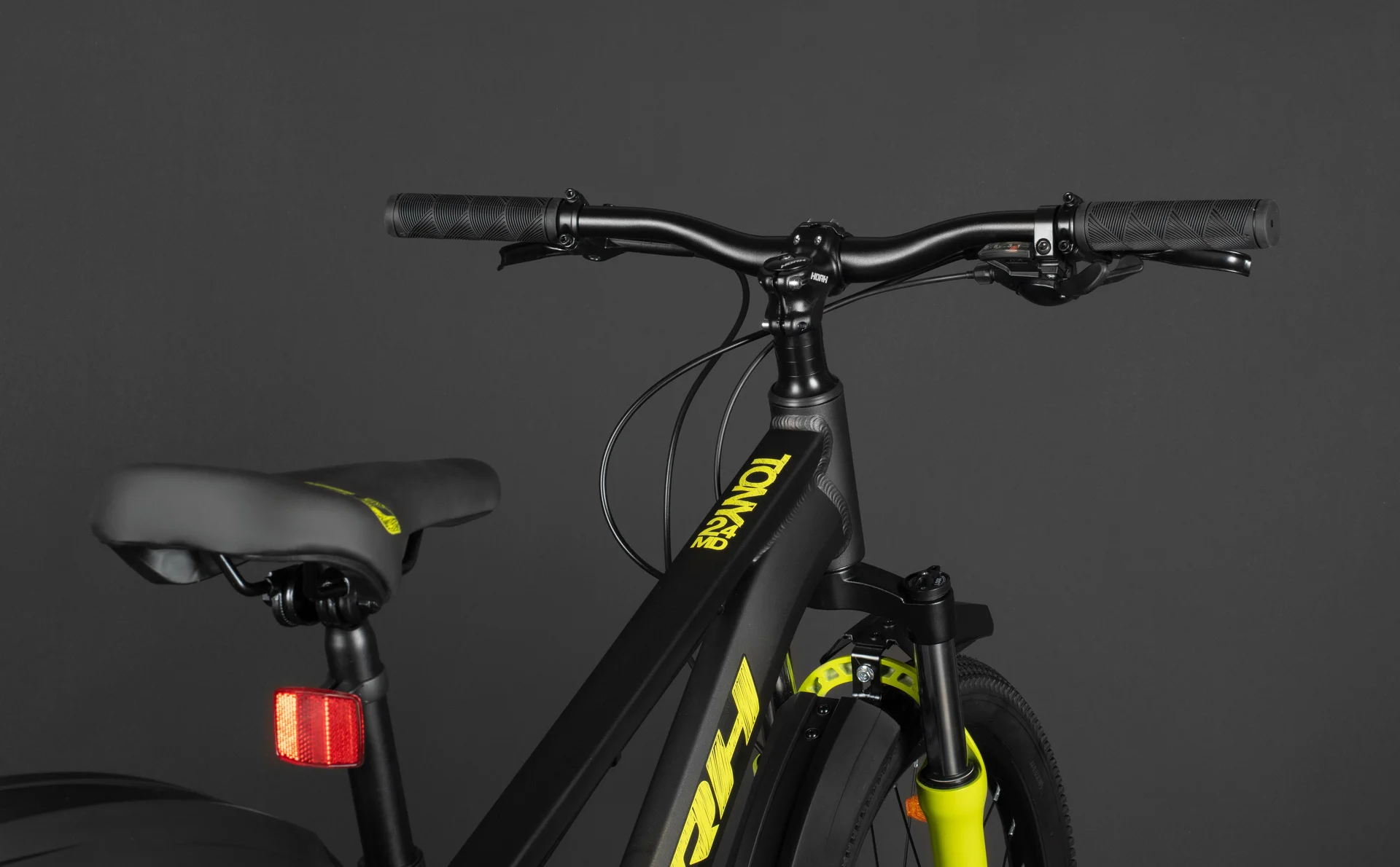 Велосипед HORH TONY HTYHD 4.2 24" (2026) Grey-Yellow - миниатюра 9