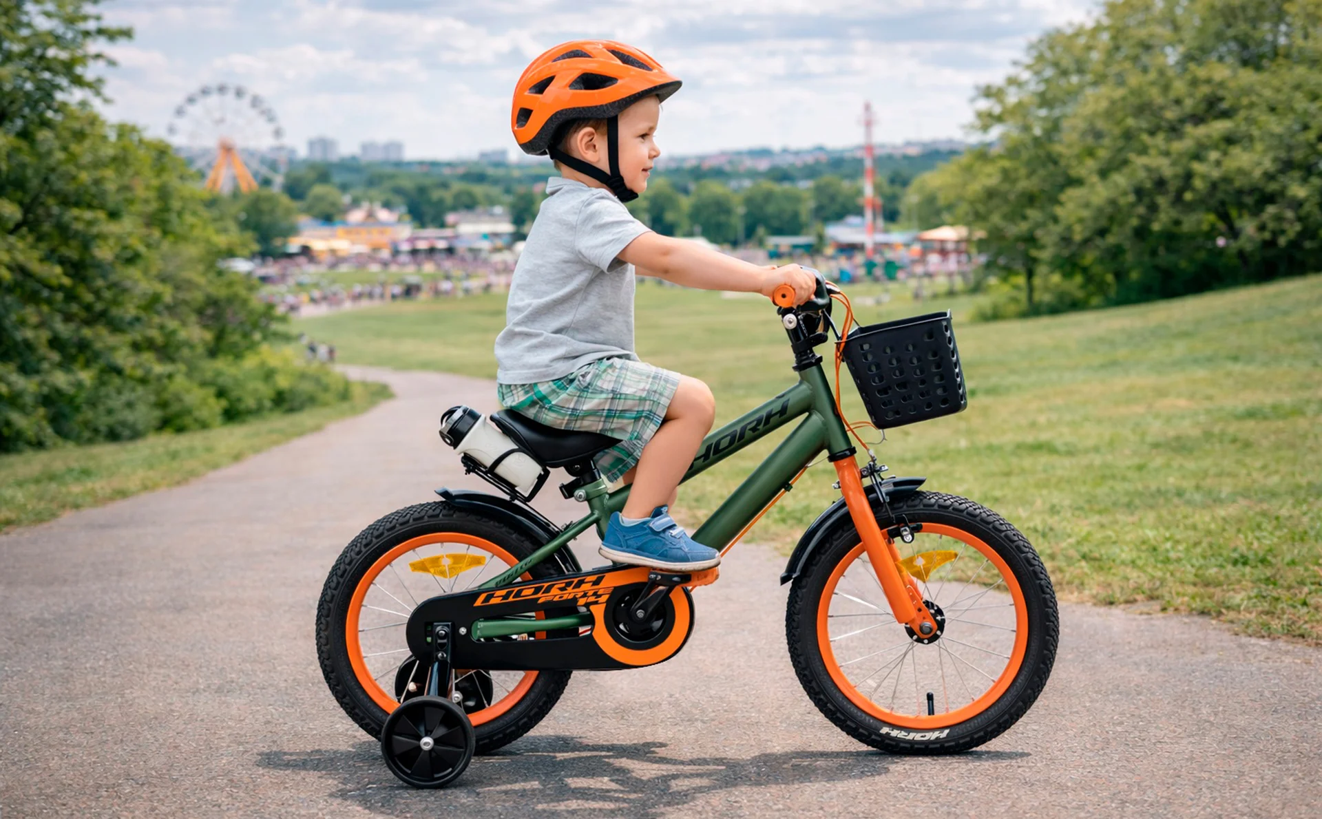 Велосипед HORH FORTE 14 (2026) Green-Orange - миниатюра 3
