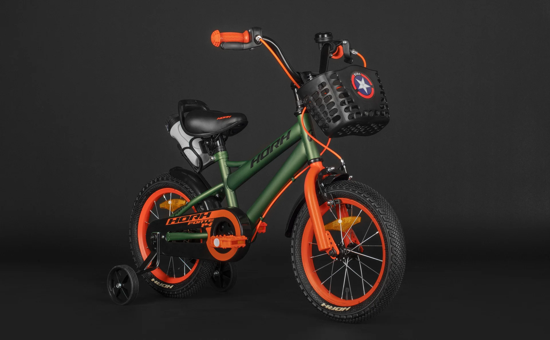 Велосипед HORH FORTE 14 (2026) Green-Orange - миниатюра 6