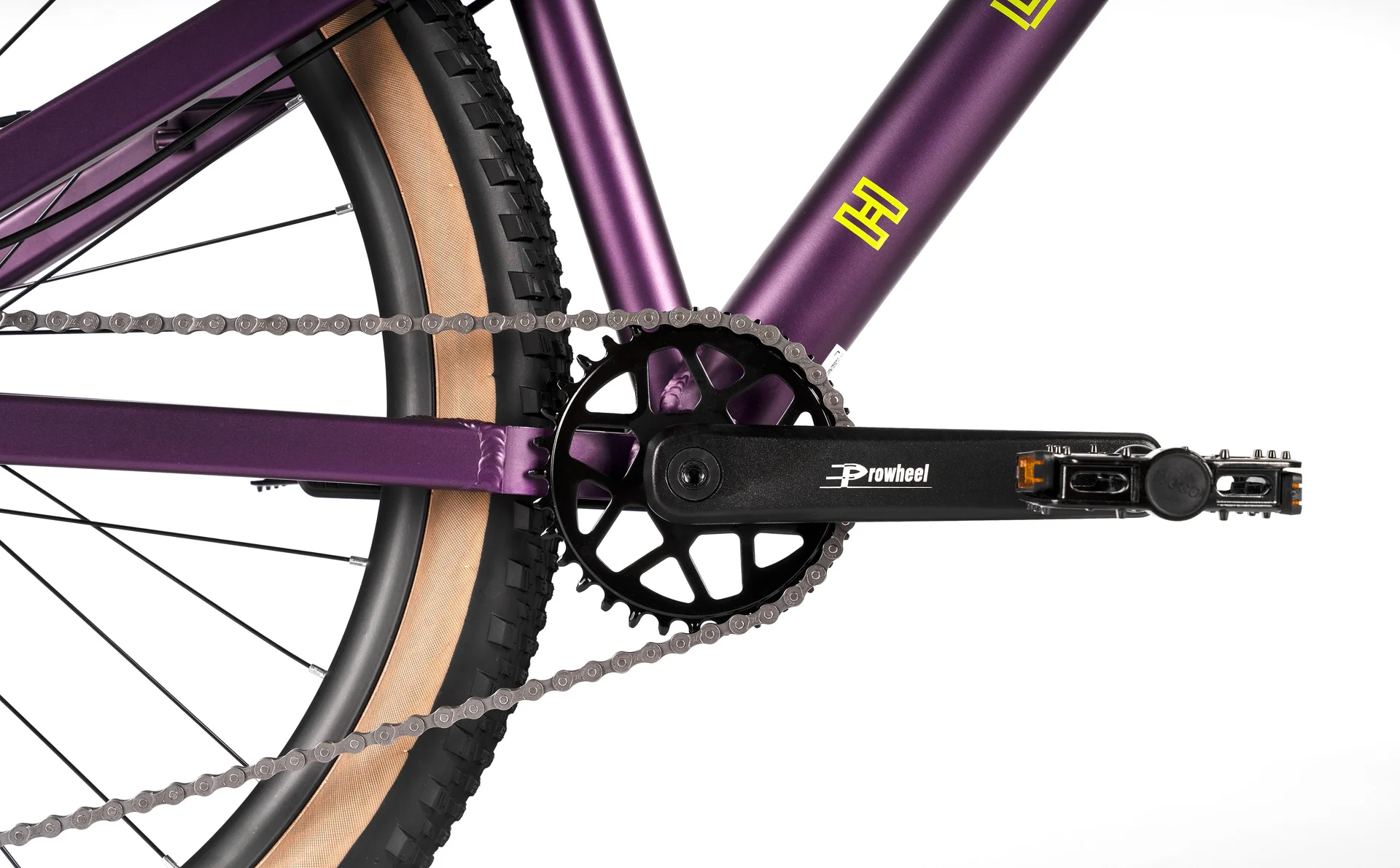 Велосипед HORH STAKE 6.1 26" (2026) Purple-Black-Citrus - миниатюра 12
