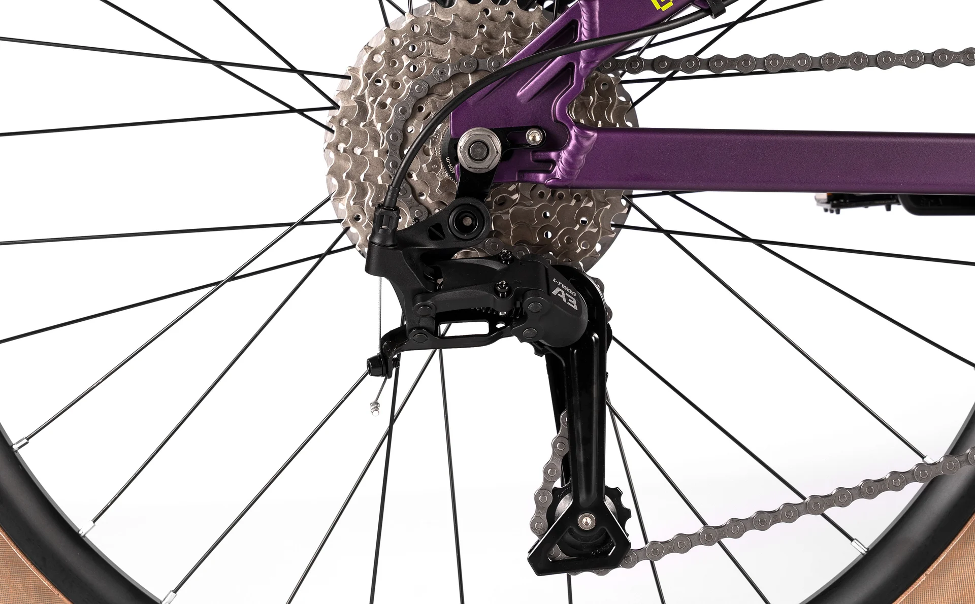 Велосипед HORH STAKE 6.1 26" (2026) Purple-Black-Citrus - миниатюра 14