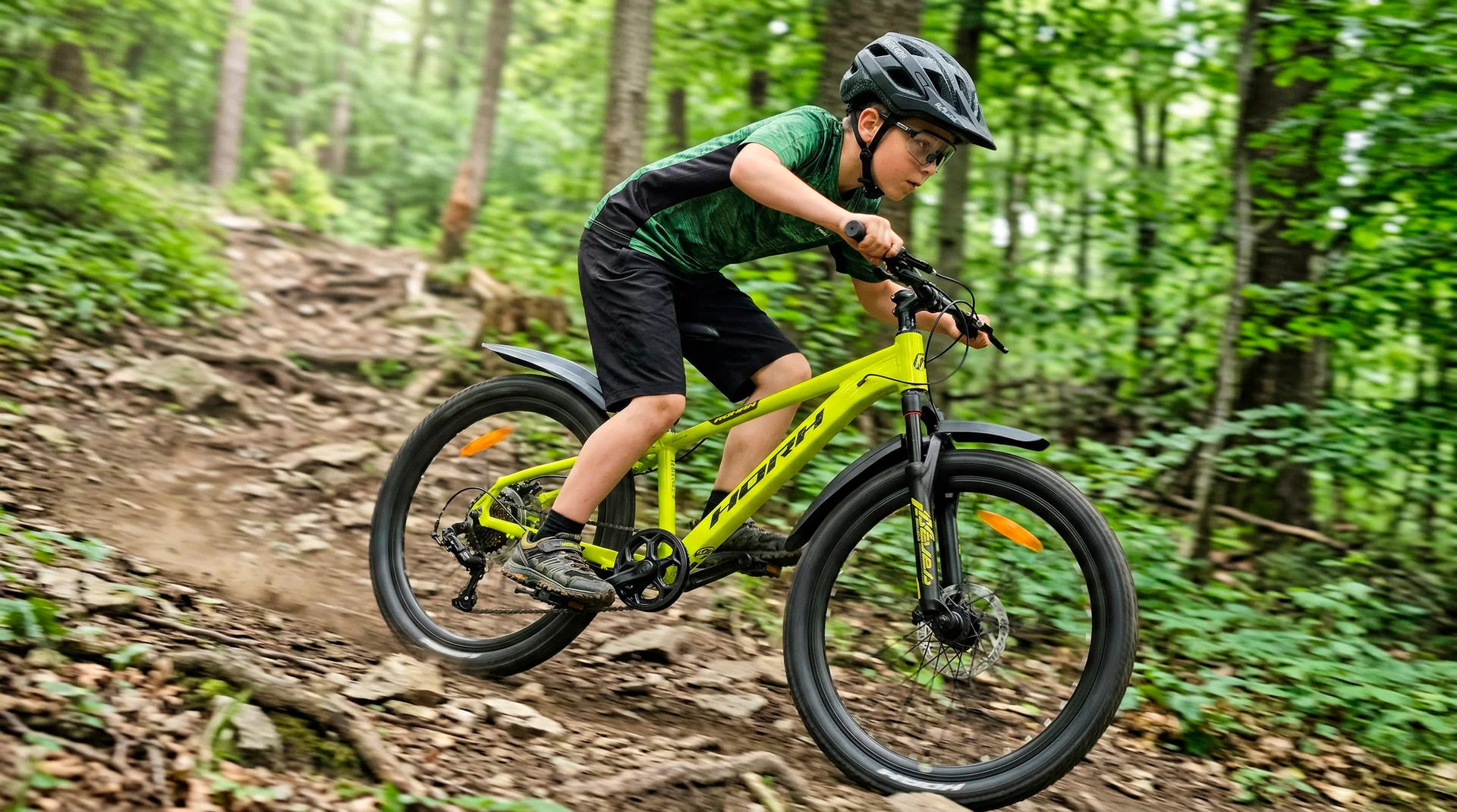 Велосипед HORH ROHAN RMD4.0 24" (2026) YELLOW BLACK - миниатюра 2