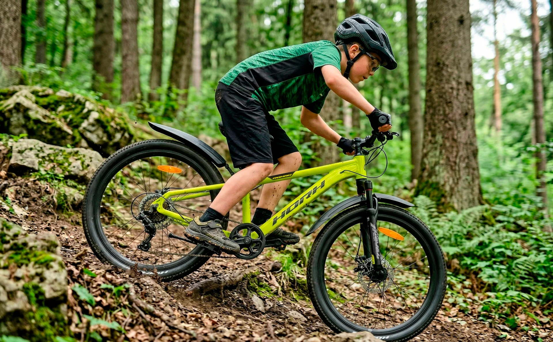 Велосипед HORH ROHAN RMD4.0 24" (2026) YELLOW BLACK - миниатюра 4