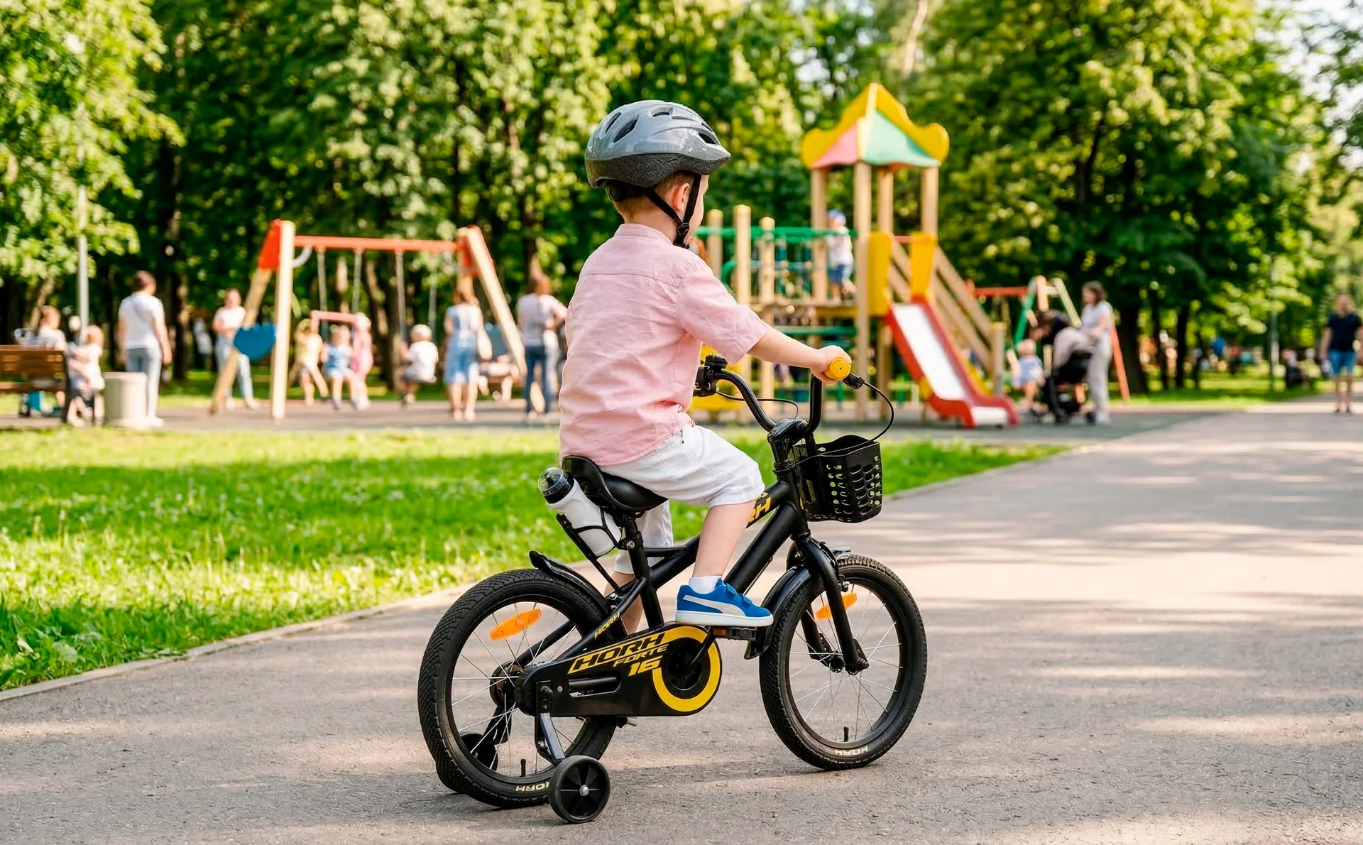 Велосипед HORH FORTE 16 (2026) Black-Yellow - миниатюра 4