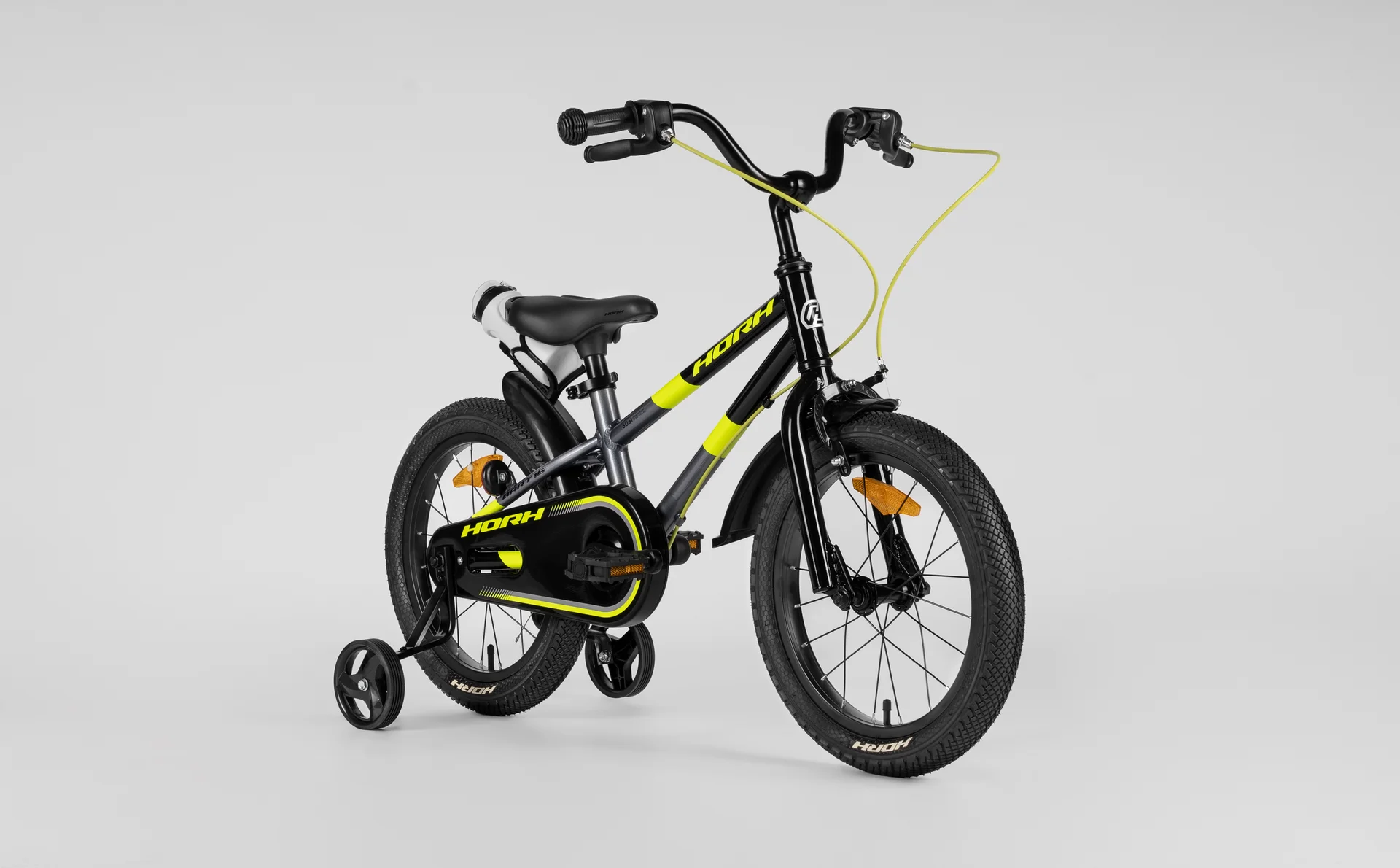 Велосипед HORH BART 16" (2026) Black-Grey-Lime - миниатюра 5