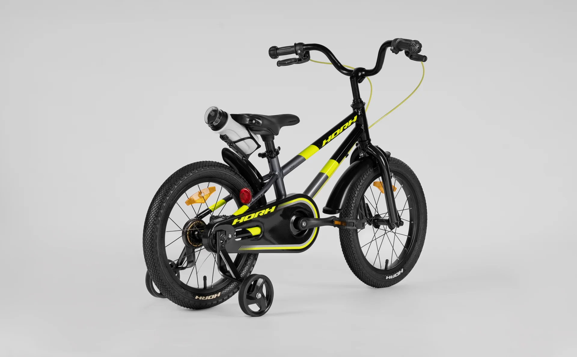 Велосипед HORH BART 16" (2026) Black-Grey-Lime - миниатюра 6
