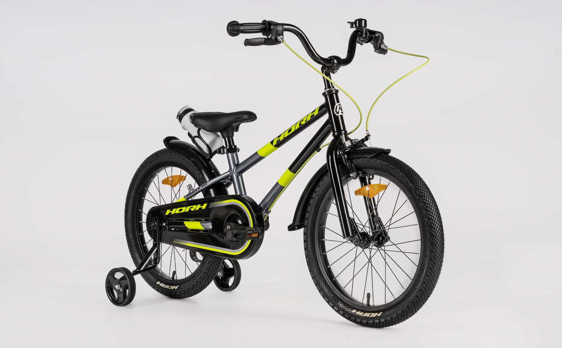 Велосипед HORH BART 18" (2026) Black-Grey-Lime - миниатюра 5