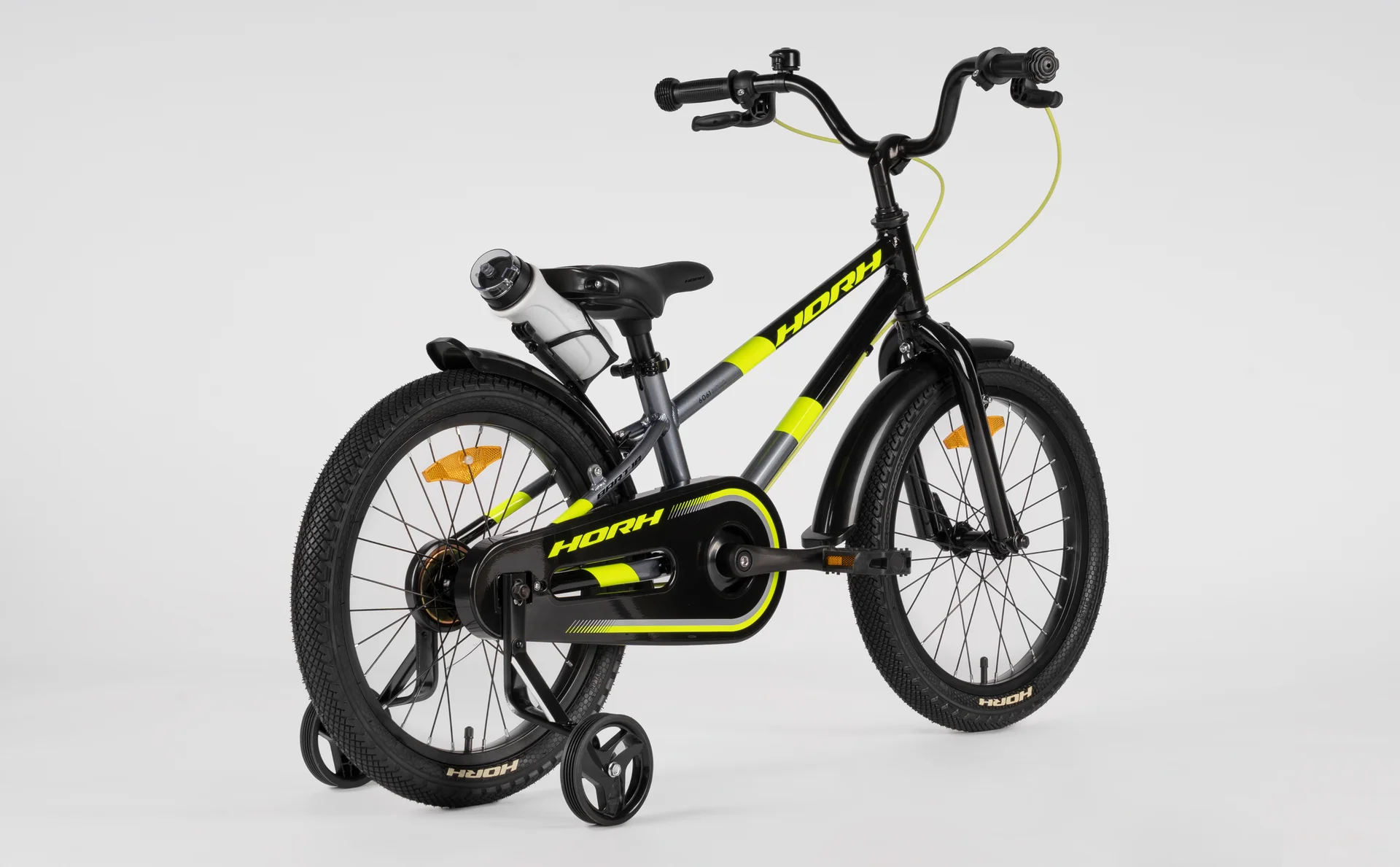 Велосипед HORH BART 18" (2026) Black-Grey-Lime - миниатюра 6