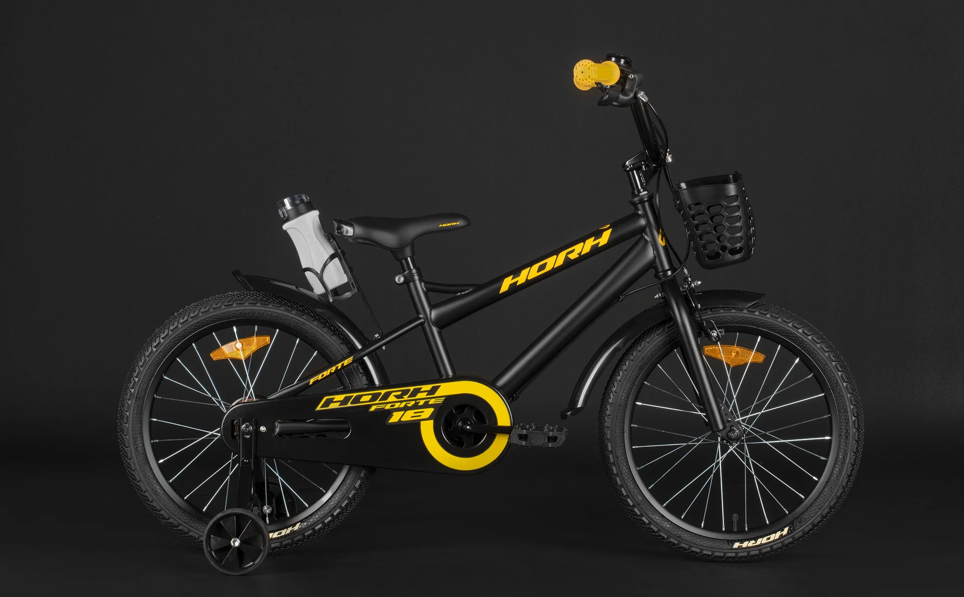 Велосипед HORH FORTE 18 (2026) Black-Yellow - миниатюра 5