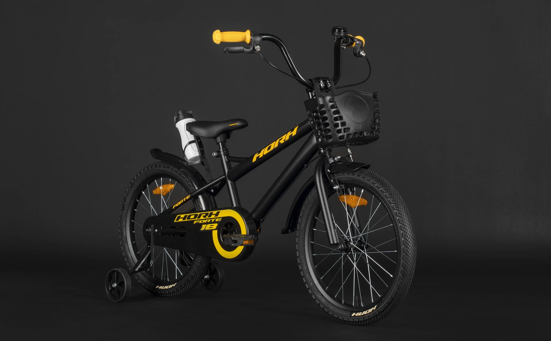 Велосипед HORH FORTE 18 (2026) Black-Yellow - миниатюра 6