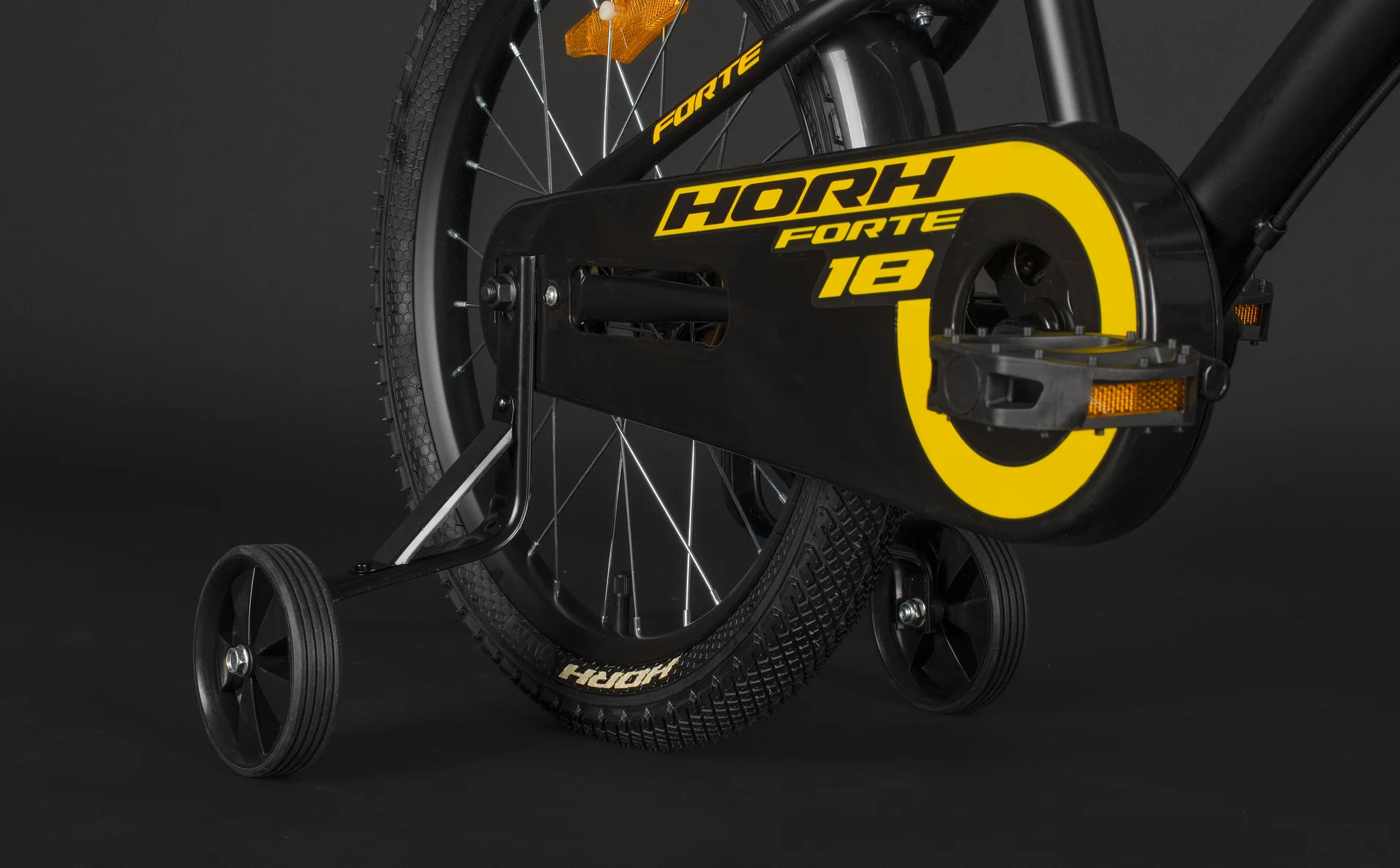 Велосипед HORH FORTE 18 (2026) Black-Yellow - миниатюра 8