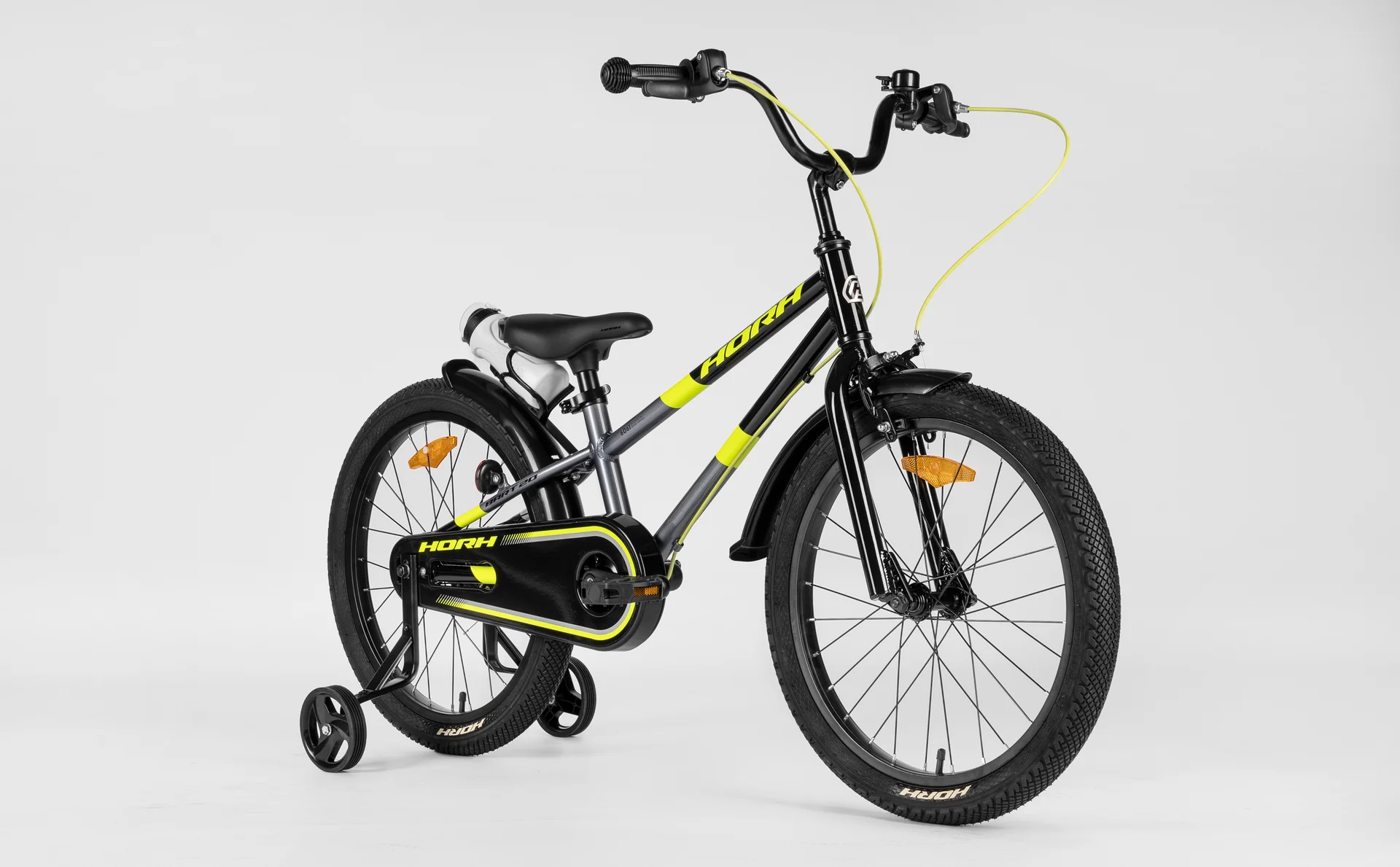 Велосипед HORH BART 20" (2026) Black-Grey-Lime - миниатюра 5