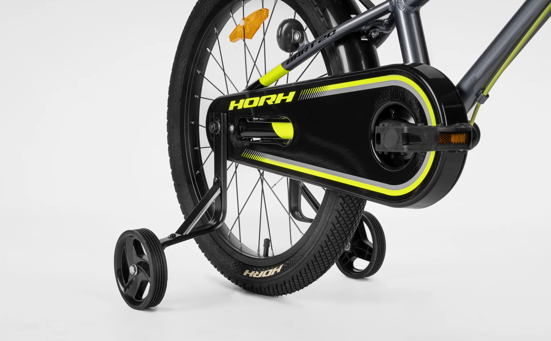 Велосипед HORH BART 20" (2026) Black-Grey-Lime - миниатюра 7