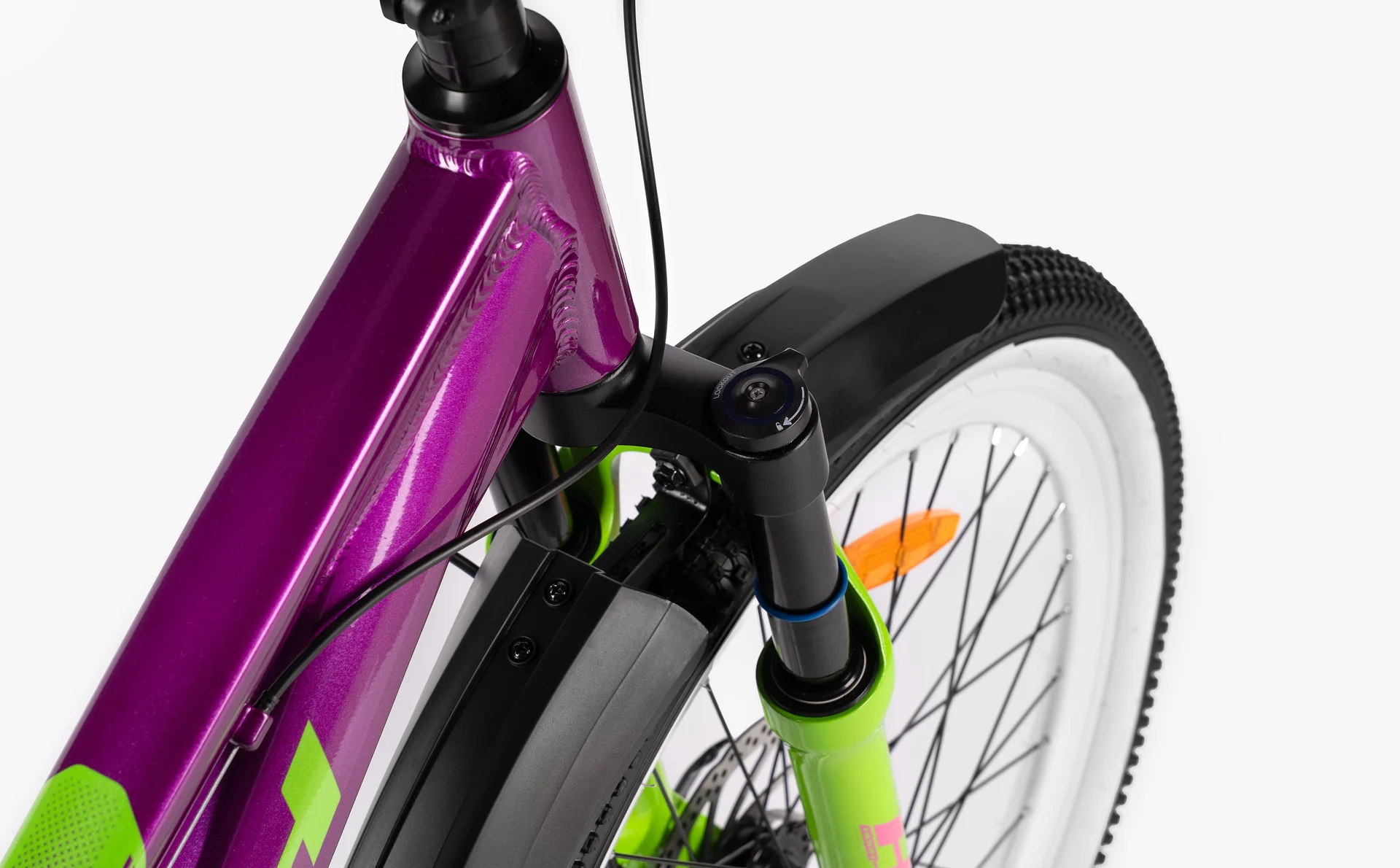 Велосипед HORH ROSE 24" (2026) Pink-Purple-Green - миниатюра 7