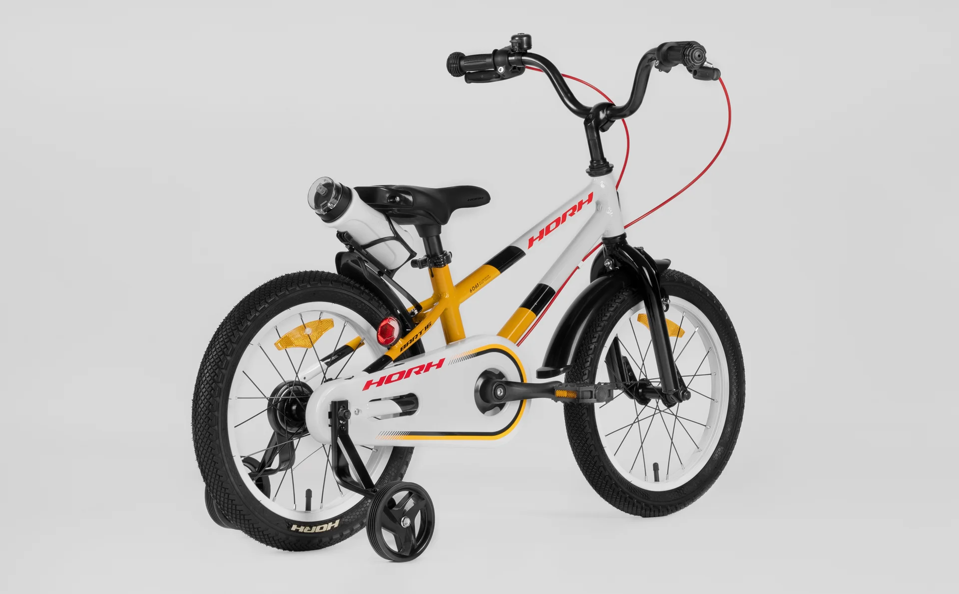 Велосипед HORH BART 16" (2026) White-Yellow-Black - миниатюра 6