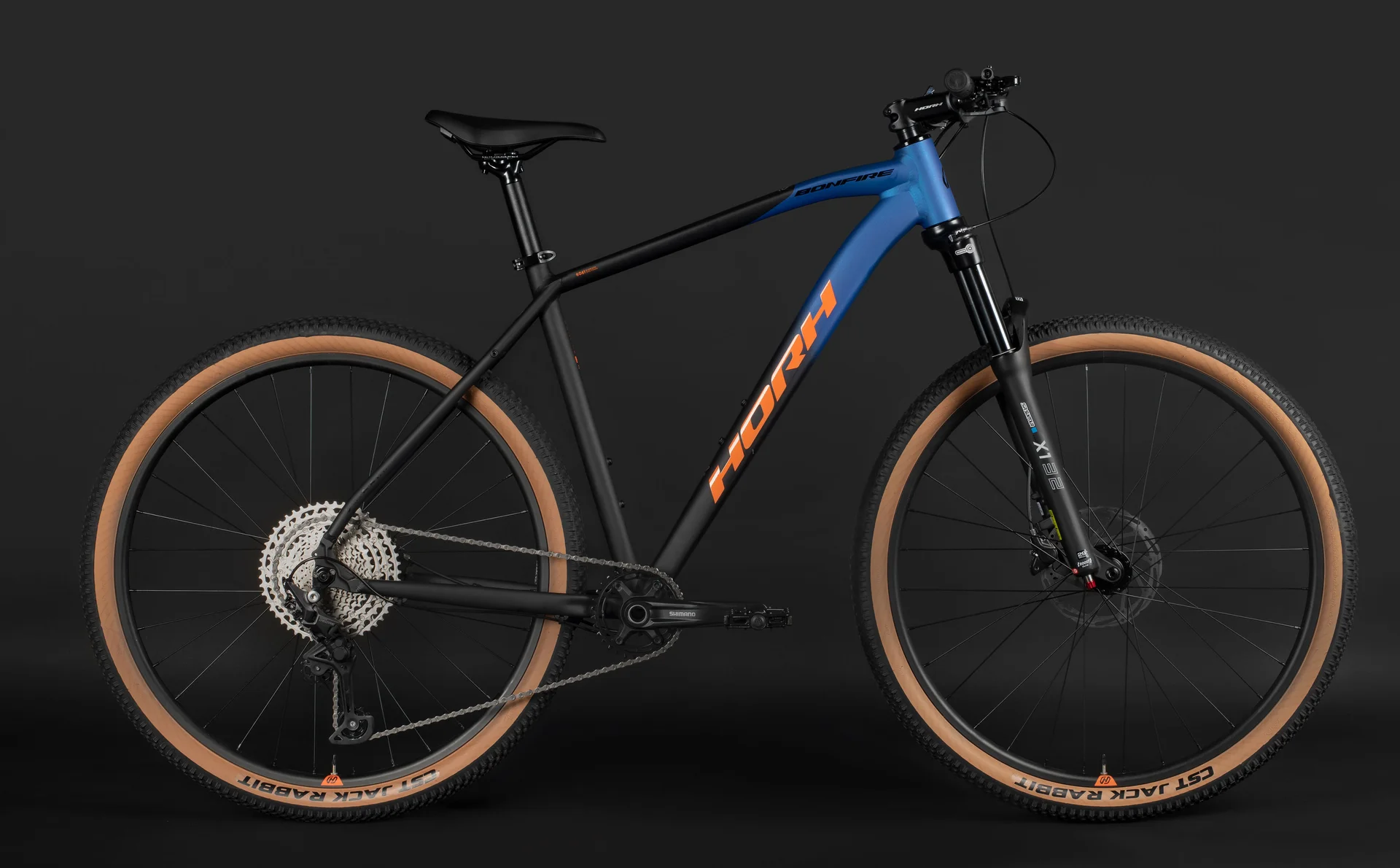 Велосипед HORH BONFIRE (2026) Black-Blue-Orange - миниатюра 5