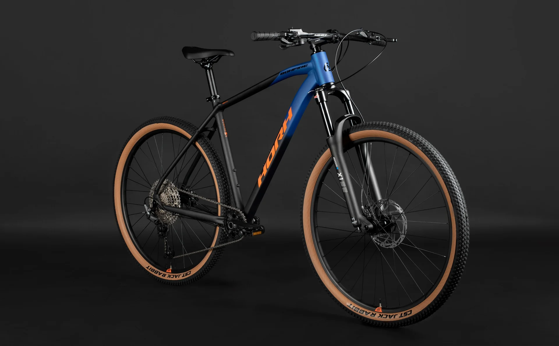Велосипед HORH BONFIRE (2026) Black-Blue-Orange - миниатюра 6