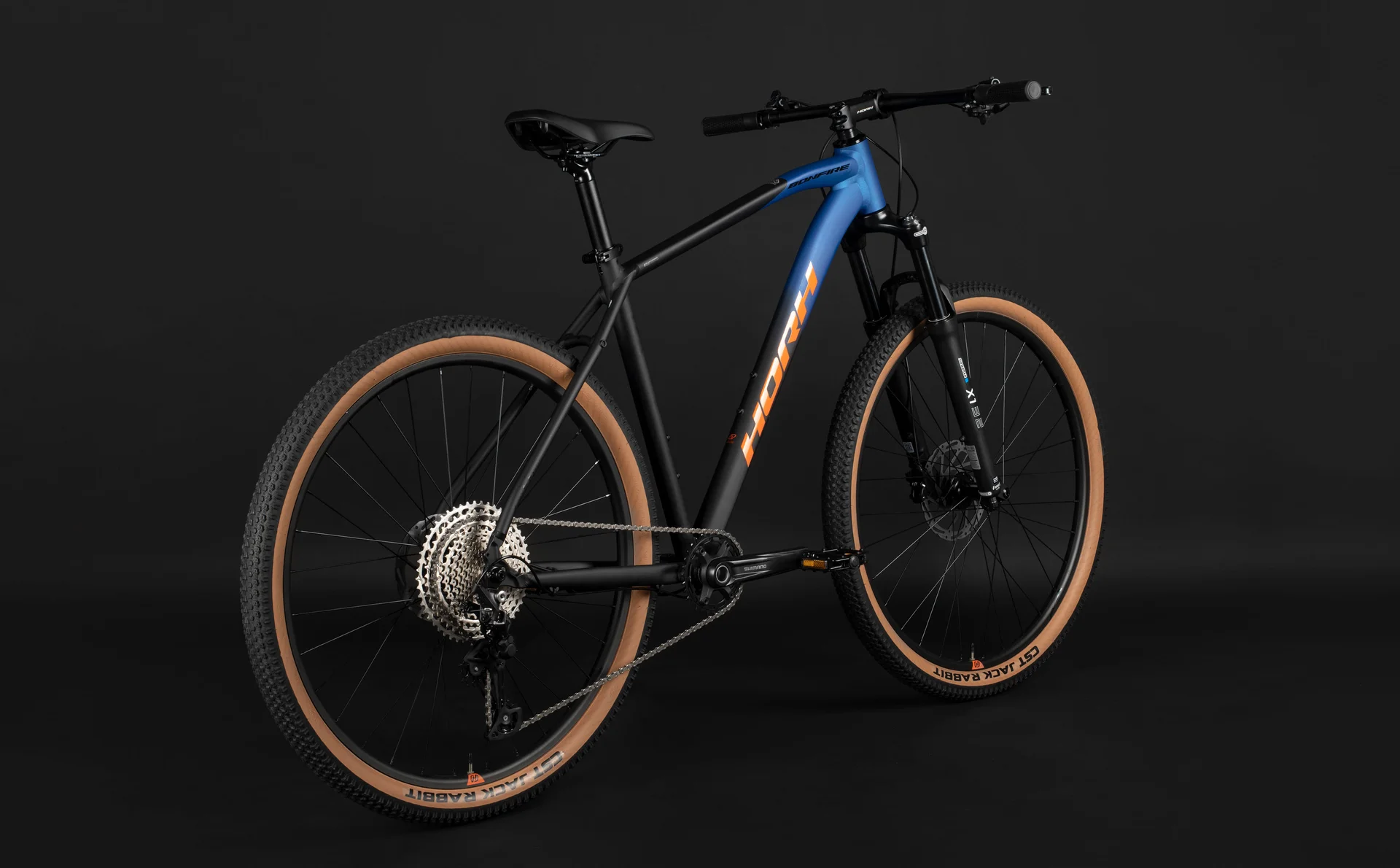 Велосипед HORH BONFIRE (2026) Black-Blue-Orange - миниатюра 7
