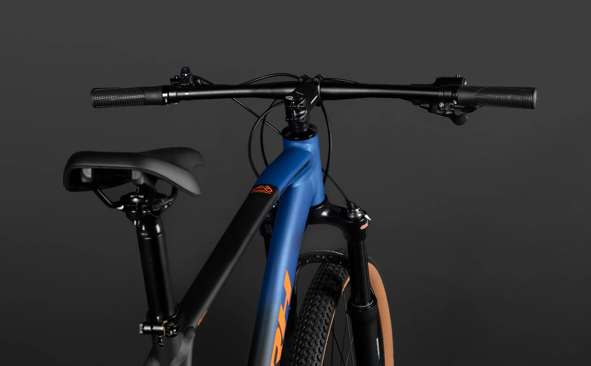 Велосипед HORH BONFIRE (2026) Black-Blue-Orange - миниатюра 9
