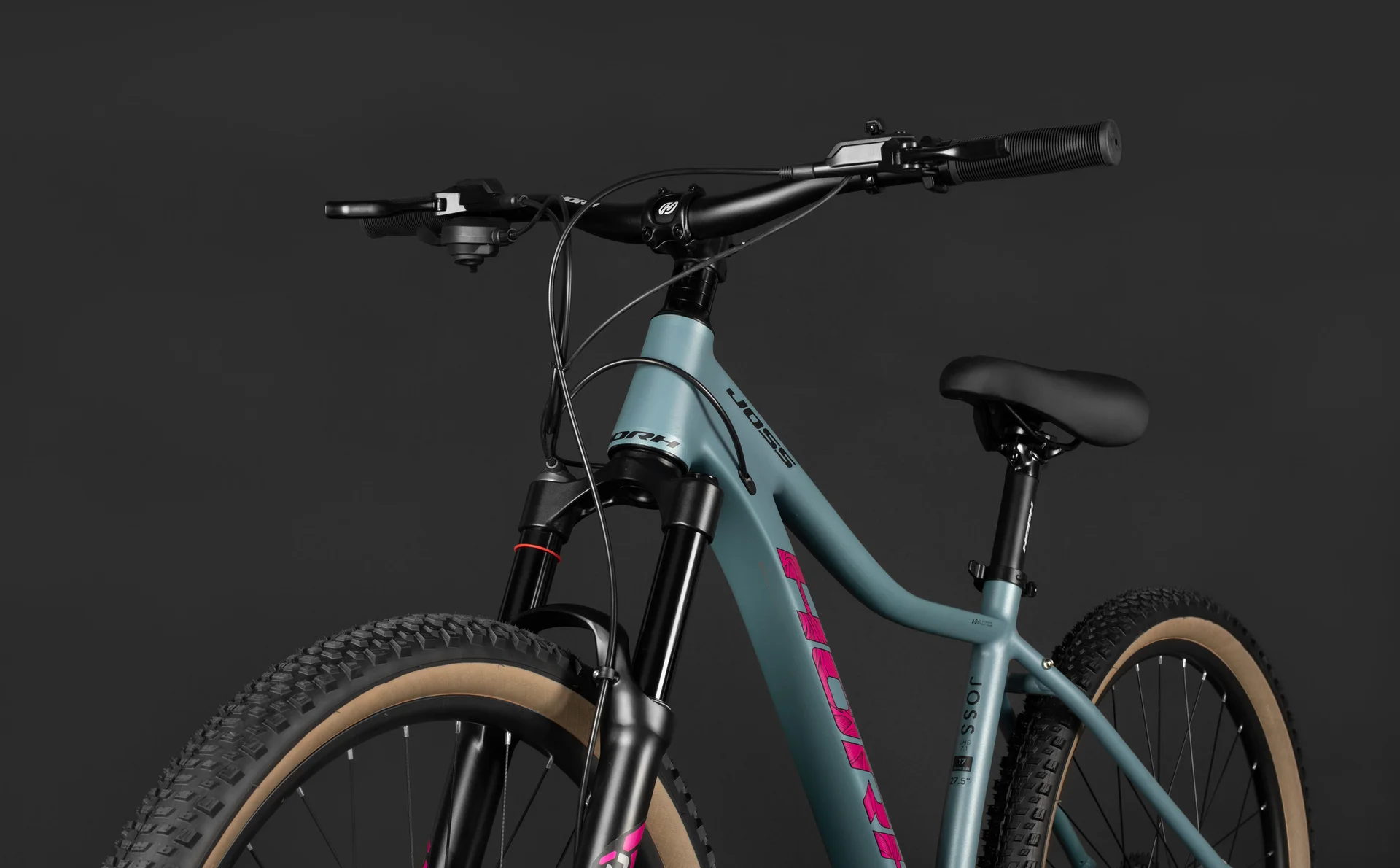Велосипед HORH JOSS AIR JHD7.1 27,5" (2025) Grey-Pink - миниатюра 11