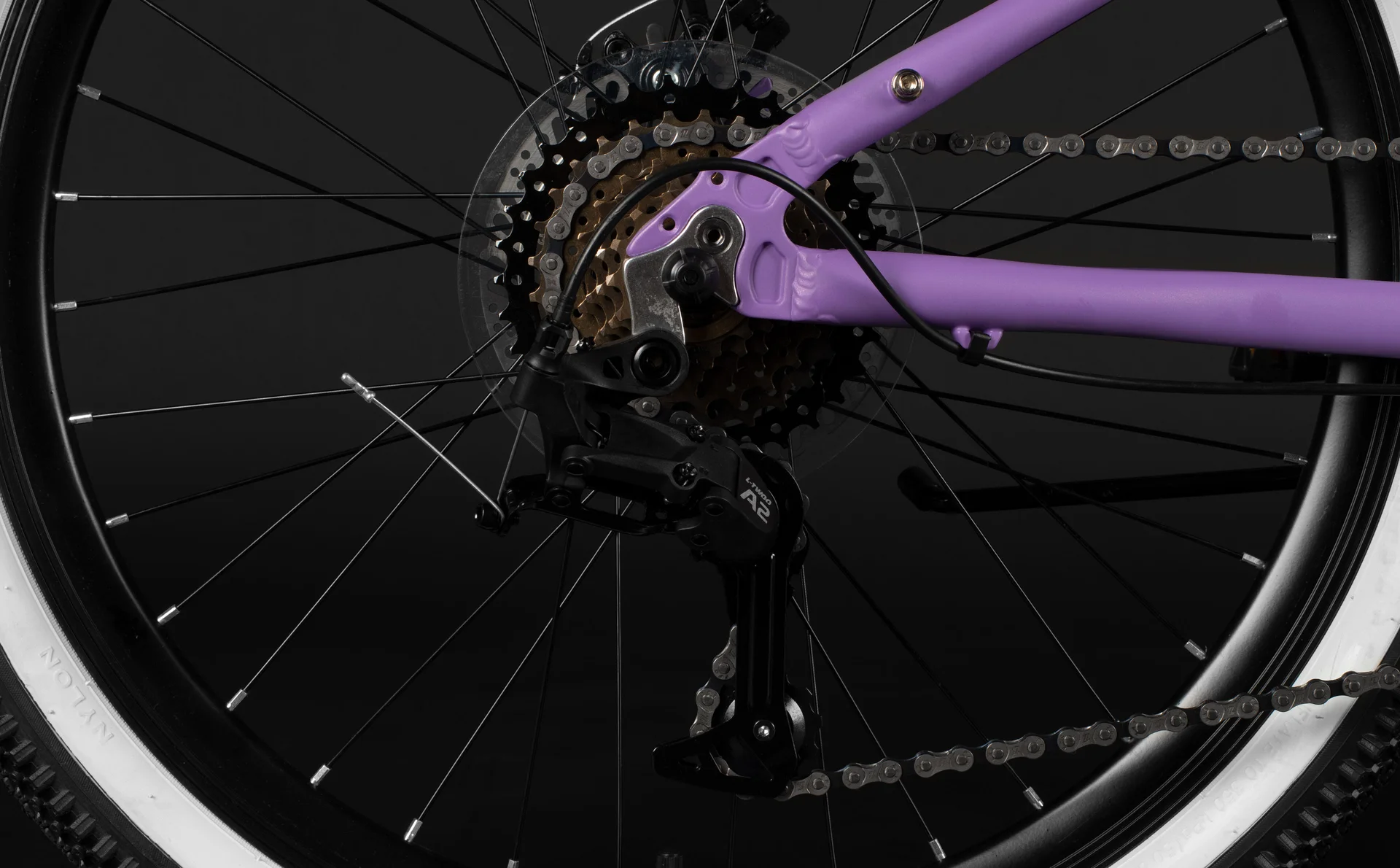 Велосипед HORH LIMA LMD4.0 24" (2026) Purple-Black - миниатюра 12