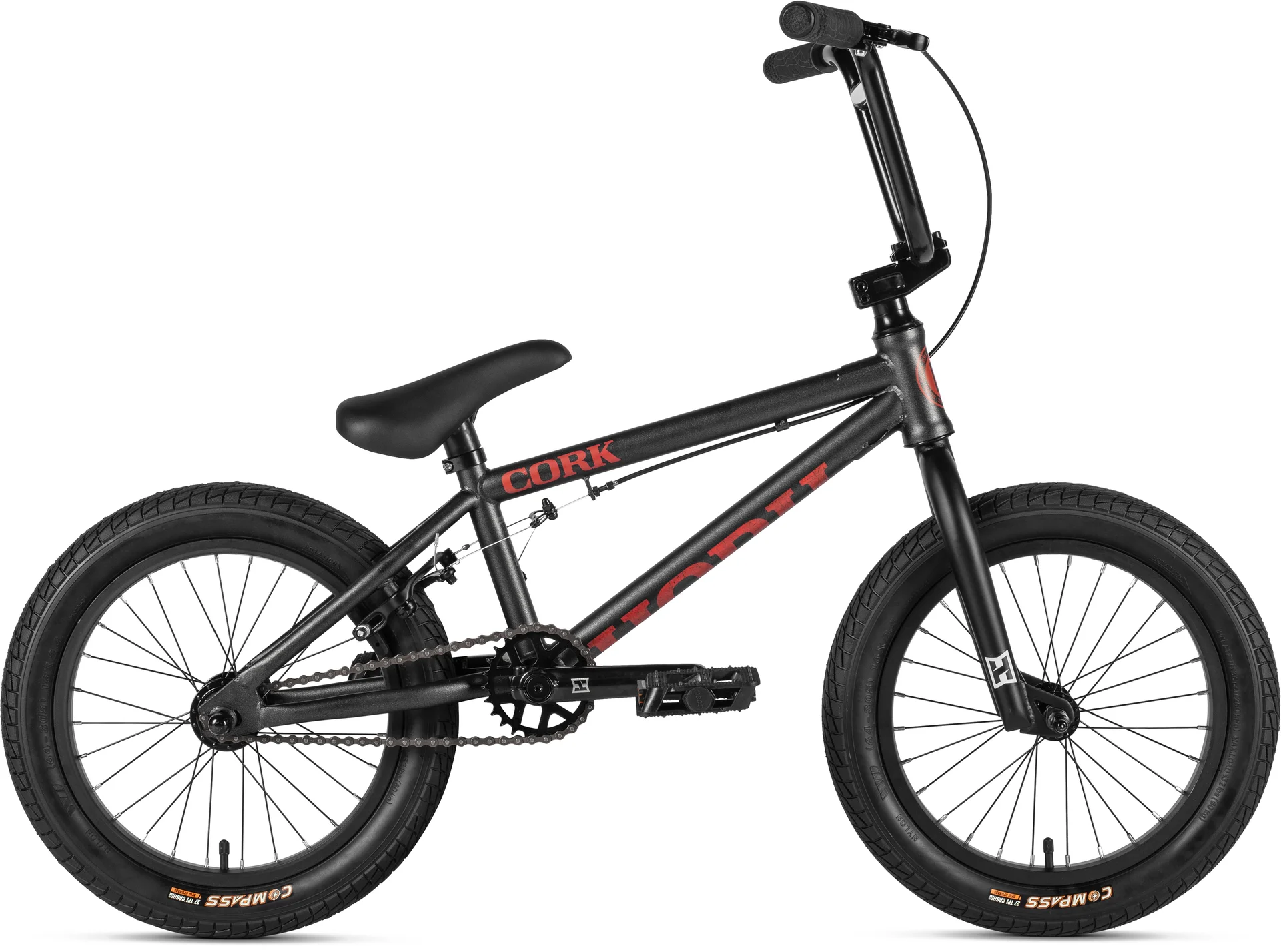 Велосипед HORH CORK CRK16 BLK/BRW 16" (2026) Black-Brown