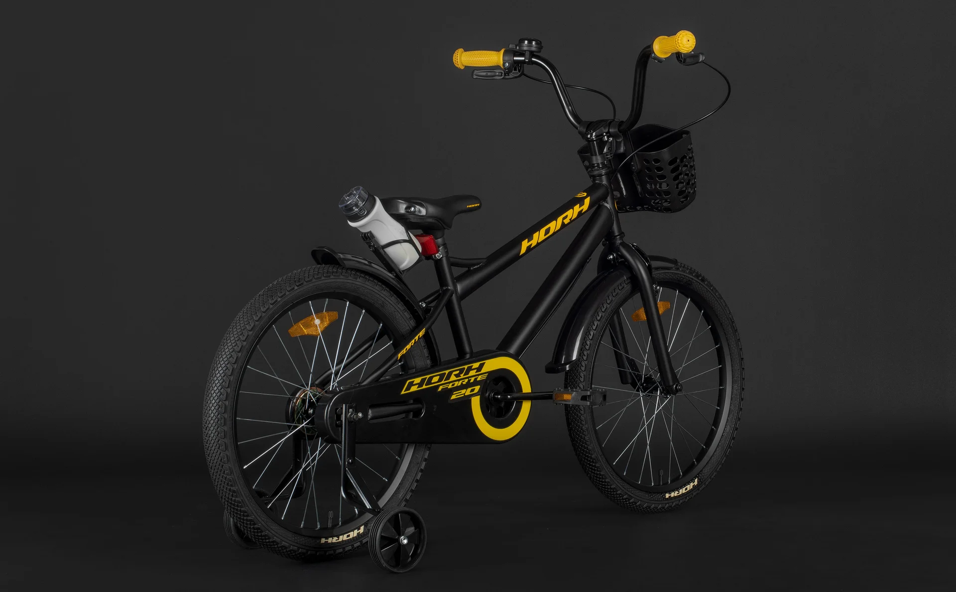 Велосипед HORH FORTE 20 (2026) Black-Yellow - миниатюра 6