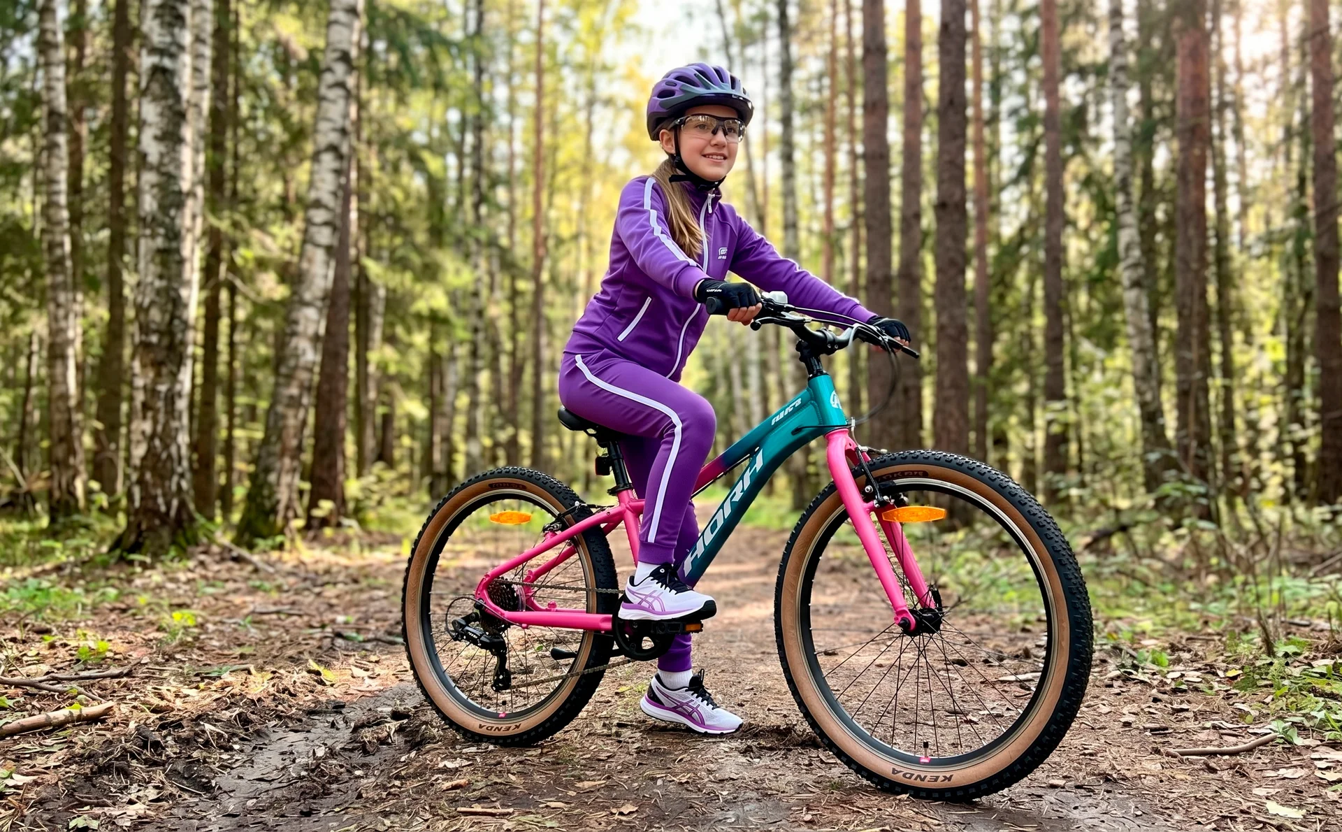 Велосипед HORH MIA MVB4.0 24" (2026) Pink-Turquoise-White - миниатюра 3