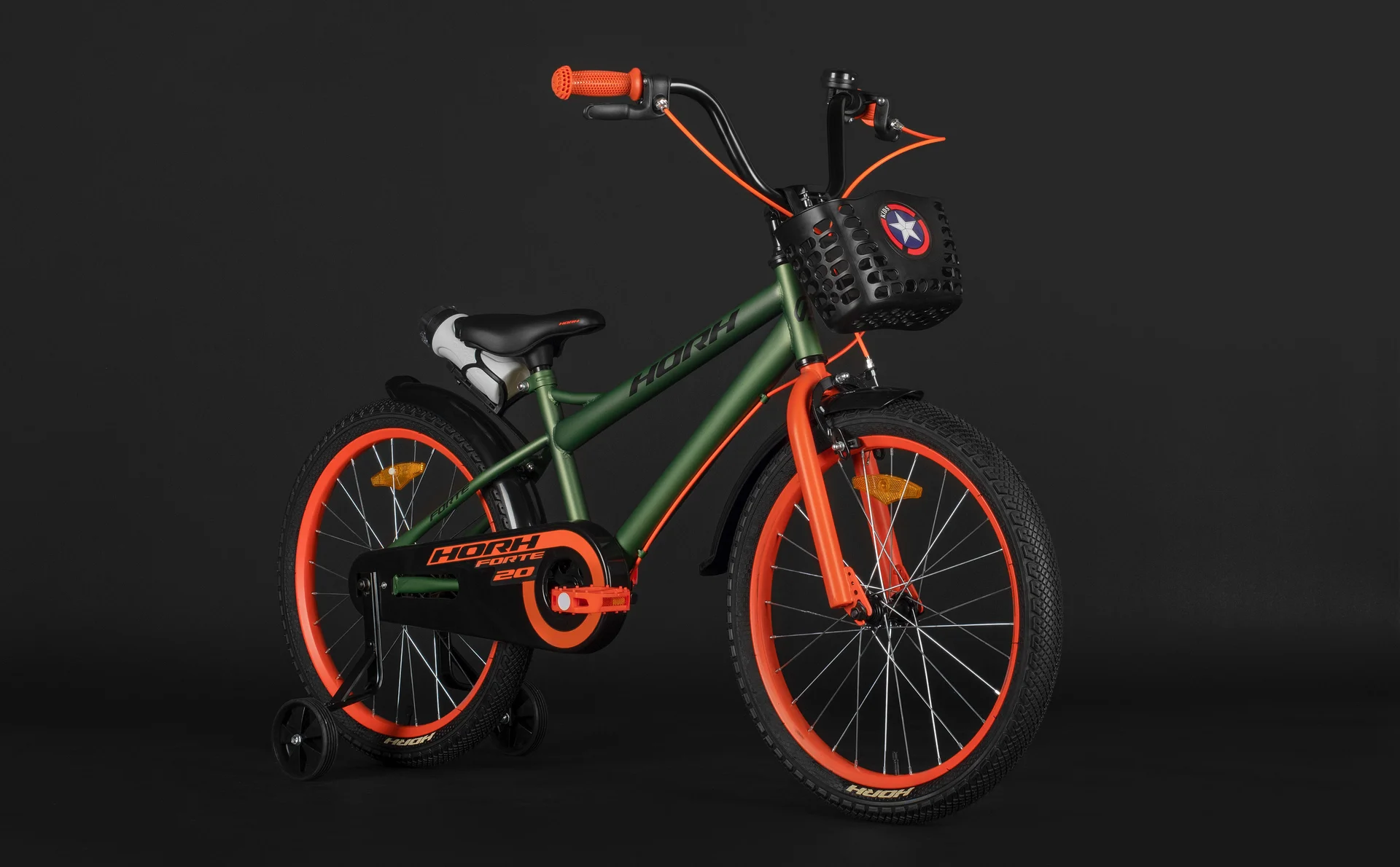 Велосипед HORH FORTE 20 (2026) Green-Orange - миниатюра 5