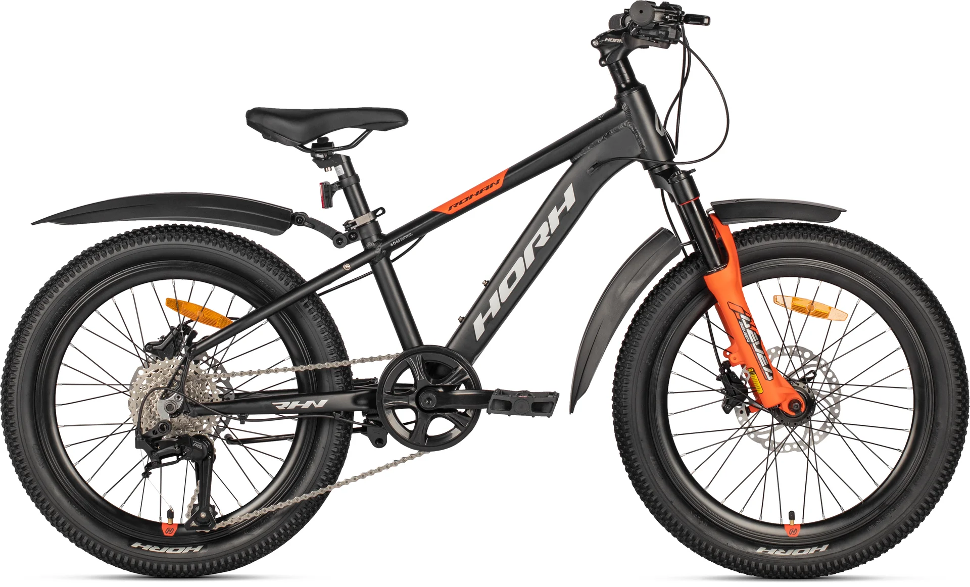 Велосипед HORH ROHAN RHD2.2 20 (2026) Black-Orange - изображение 1