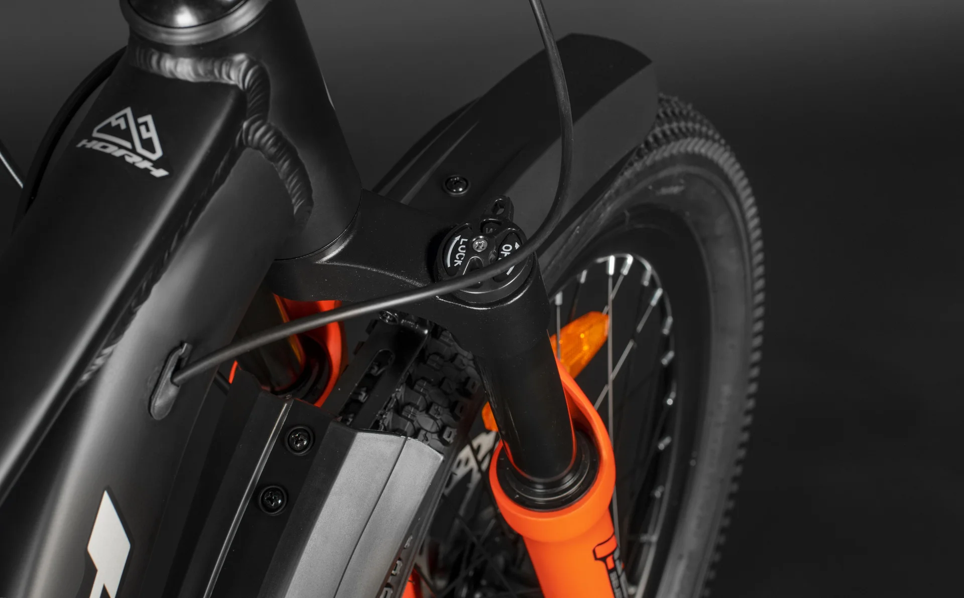 Велосипед HORH ROHAN RHD2.2 20 (2026) Black-Orange - миниатюра 12