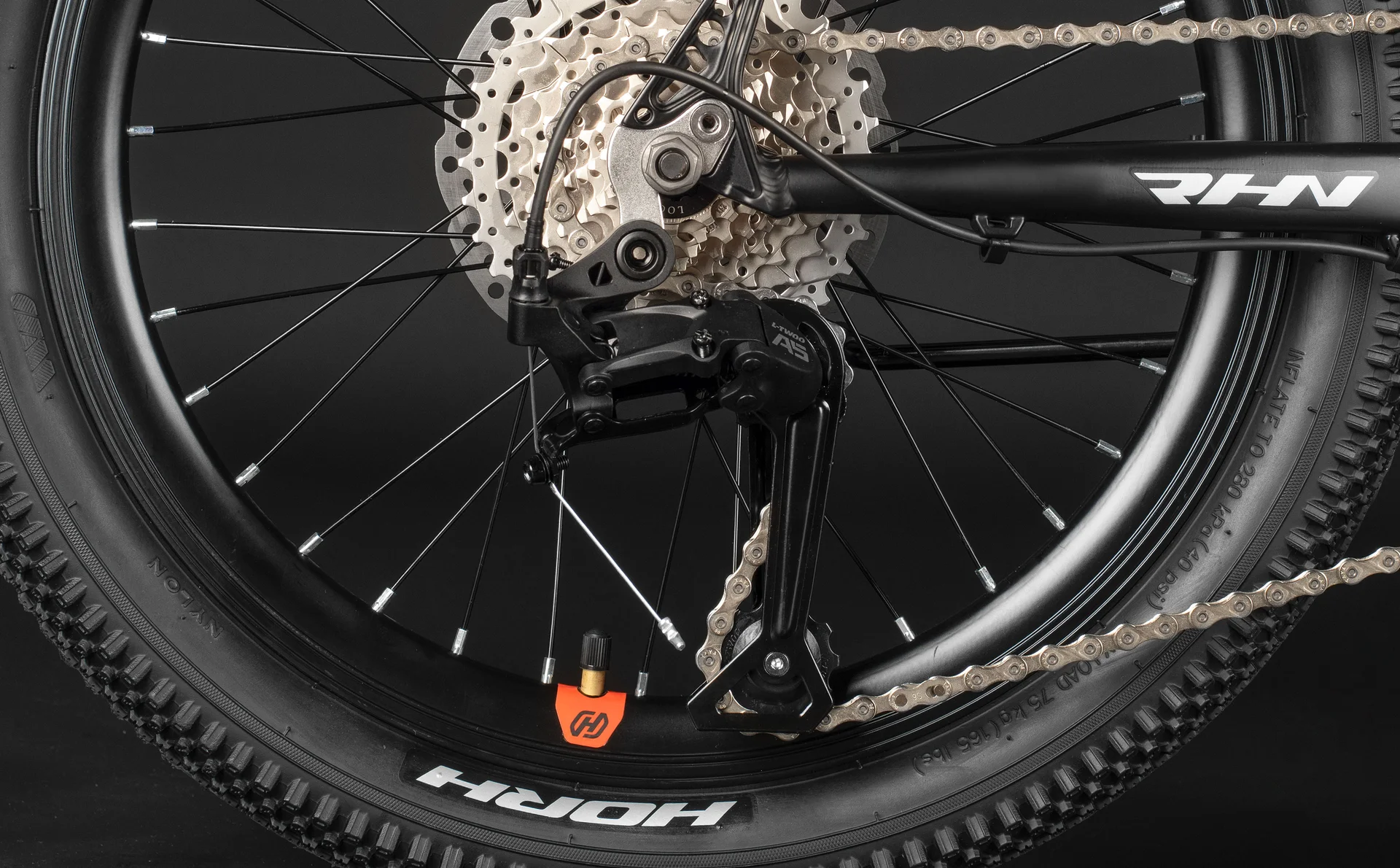 Велосипед HORH ROHAN RHD2.2 20 (2026) Black-Orange - миниатюра 15