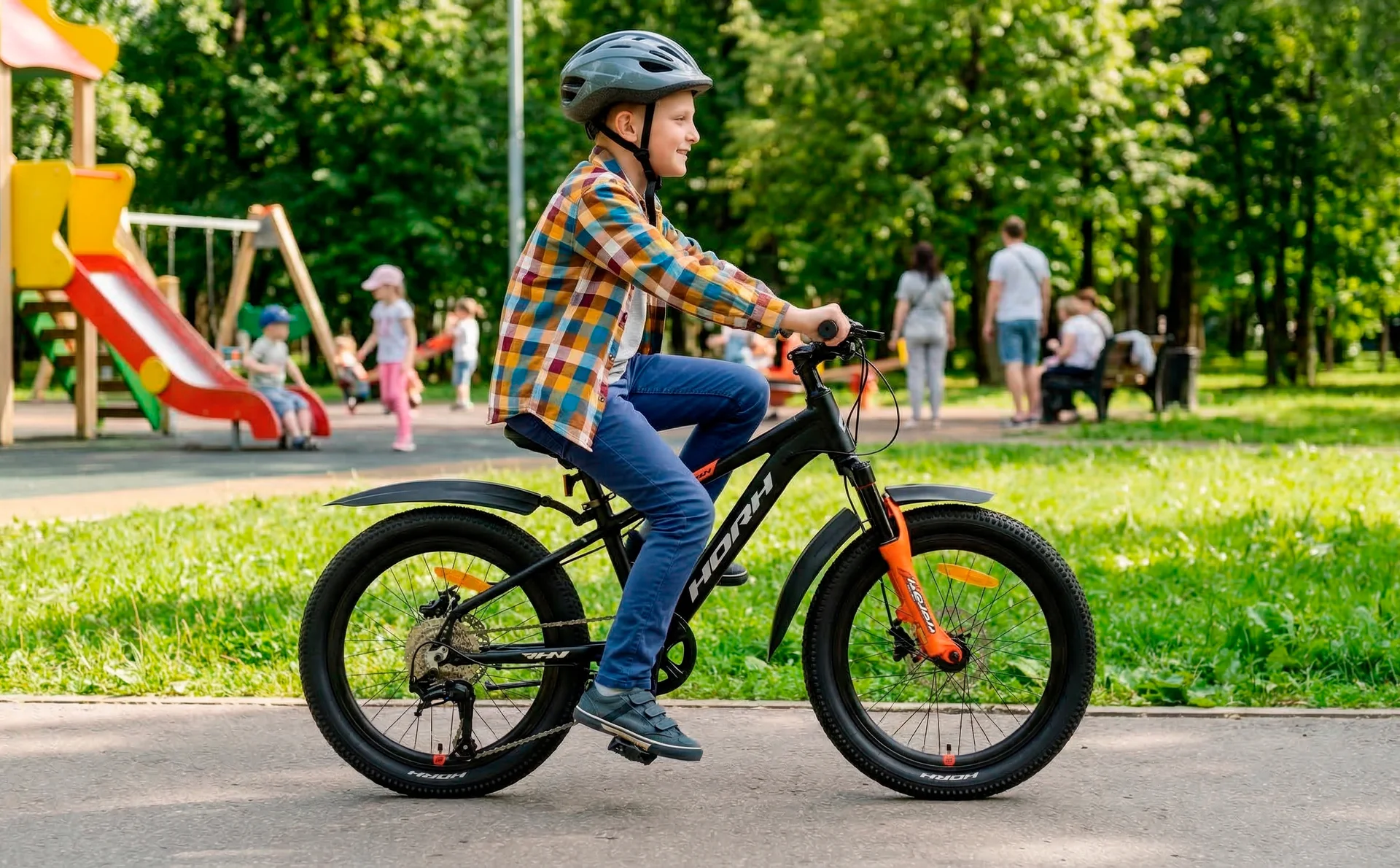 Велосипед HORH ROHAN RHD2.2 20 (2026) Black-Orange - миниатюра 2
