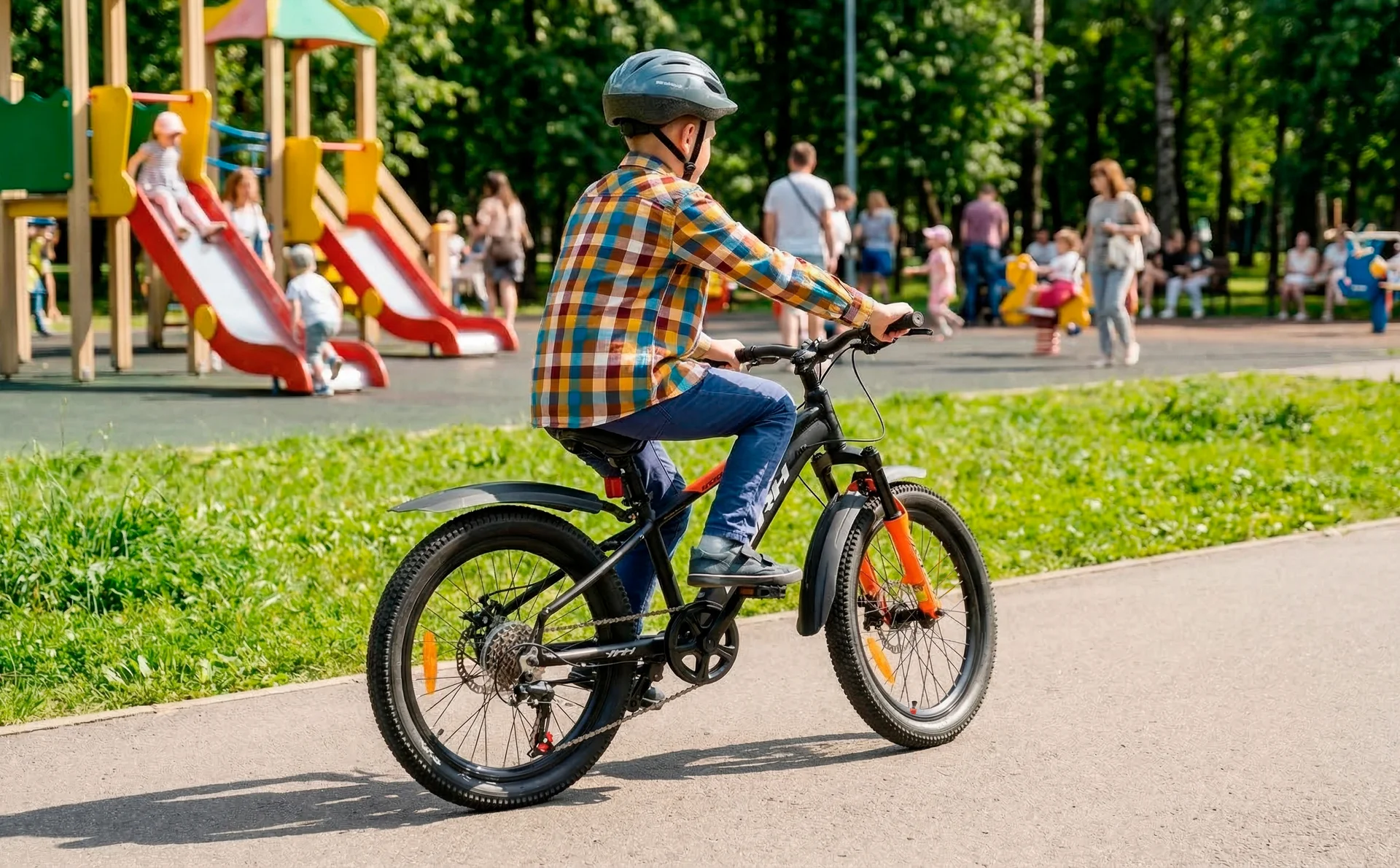 Велосипед HORH ROHAN RHD2.2 20 (2026) Black-Orange - миниатюра 4