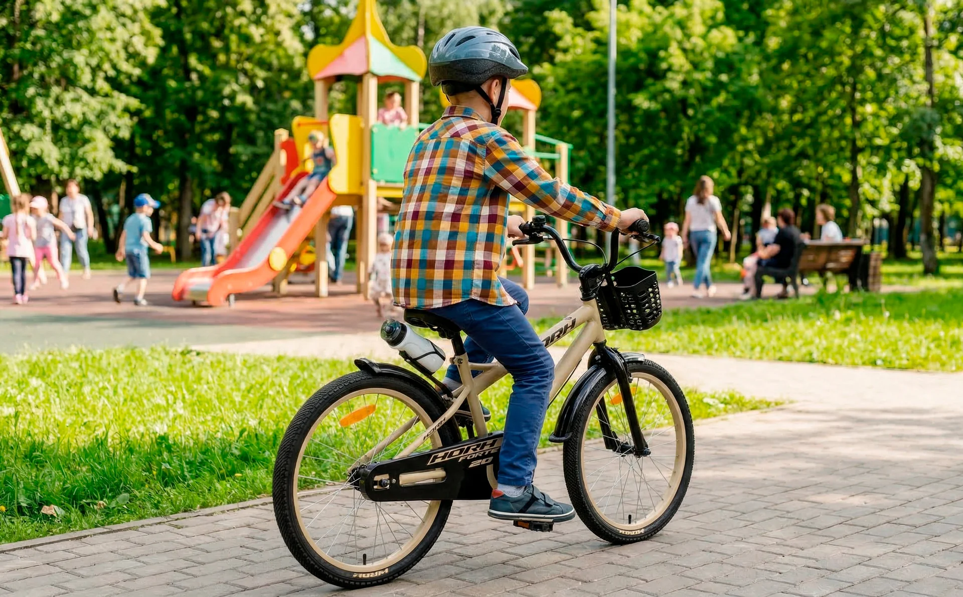 Велосипед HORH FORTE 20 (2026) Beige-Black - миниатюра 4