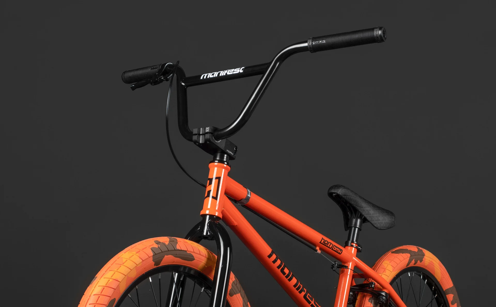 Велосипед HORH MANIFEST 20" (2025) Orange-Black - миниатюра 10