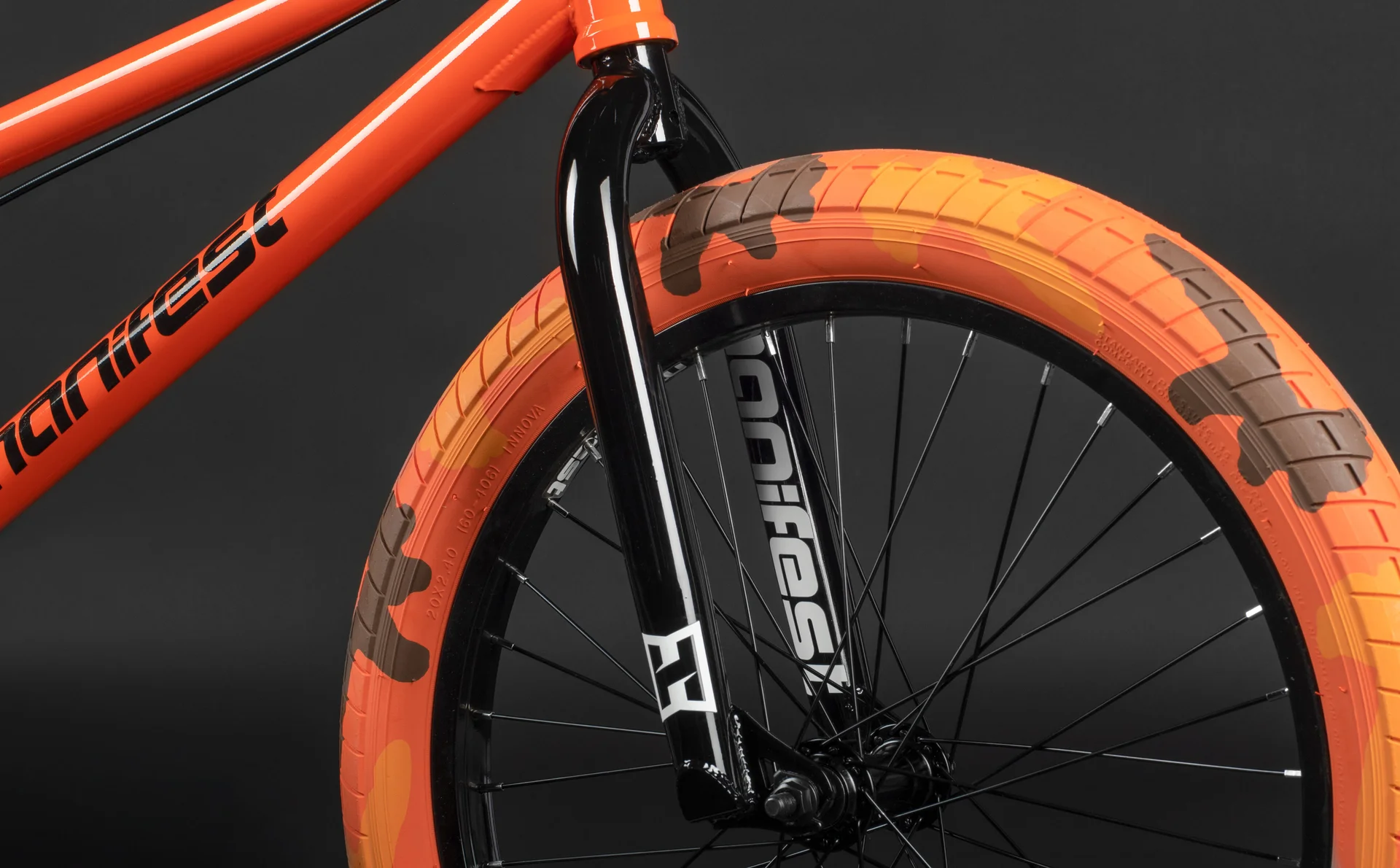 Велосипед HORH MANIFEST 20" (2025) Orange-Black - миниатюра 12