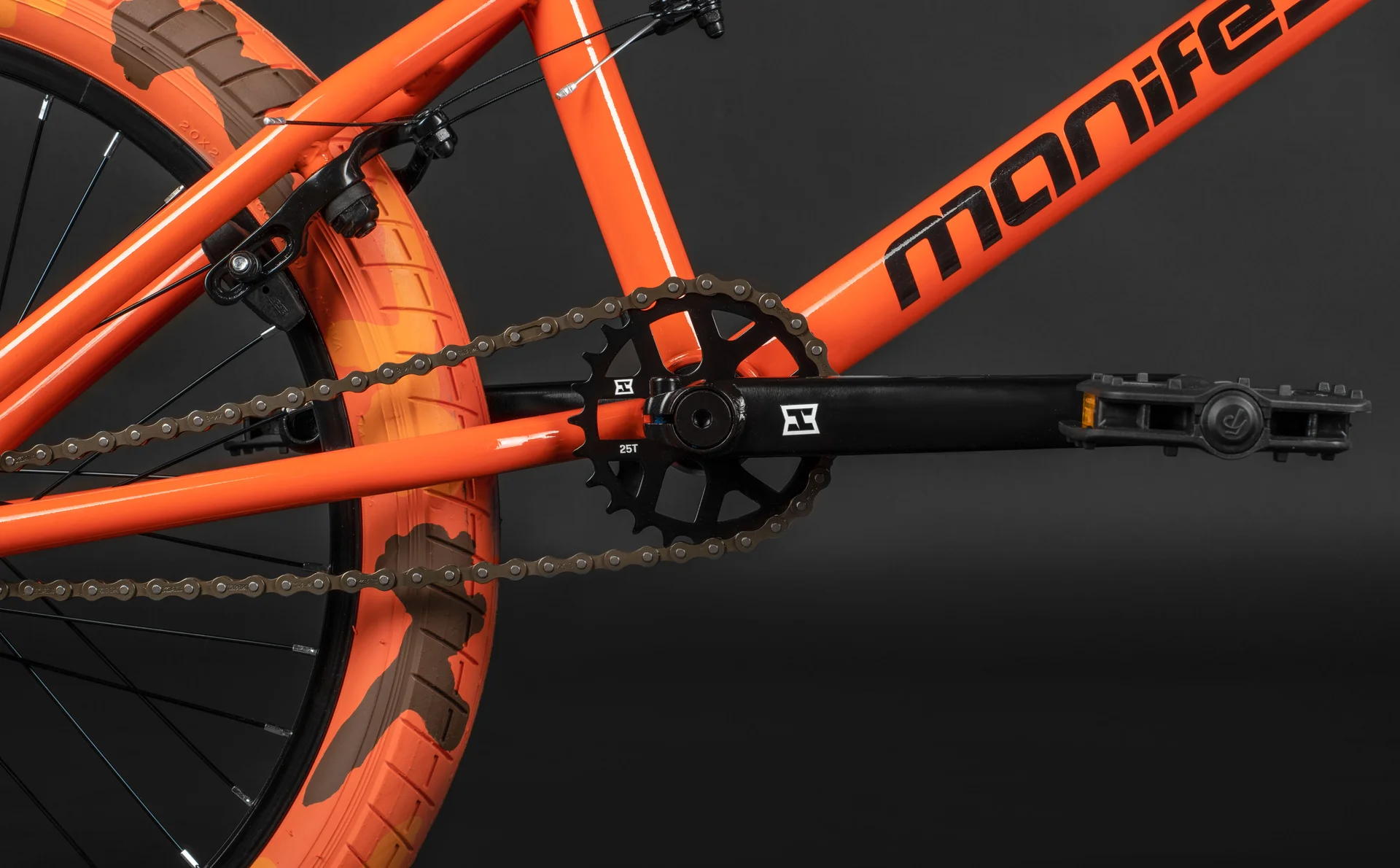 Велосипед HORH MANIFEST 20" (2025) Orange-Black - миниатюра 13